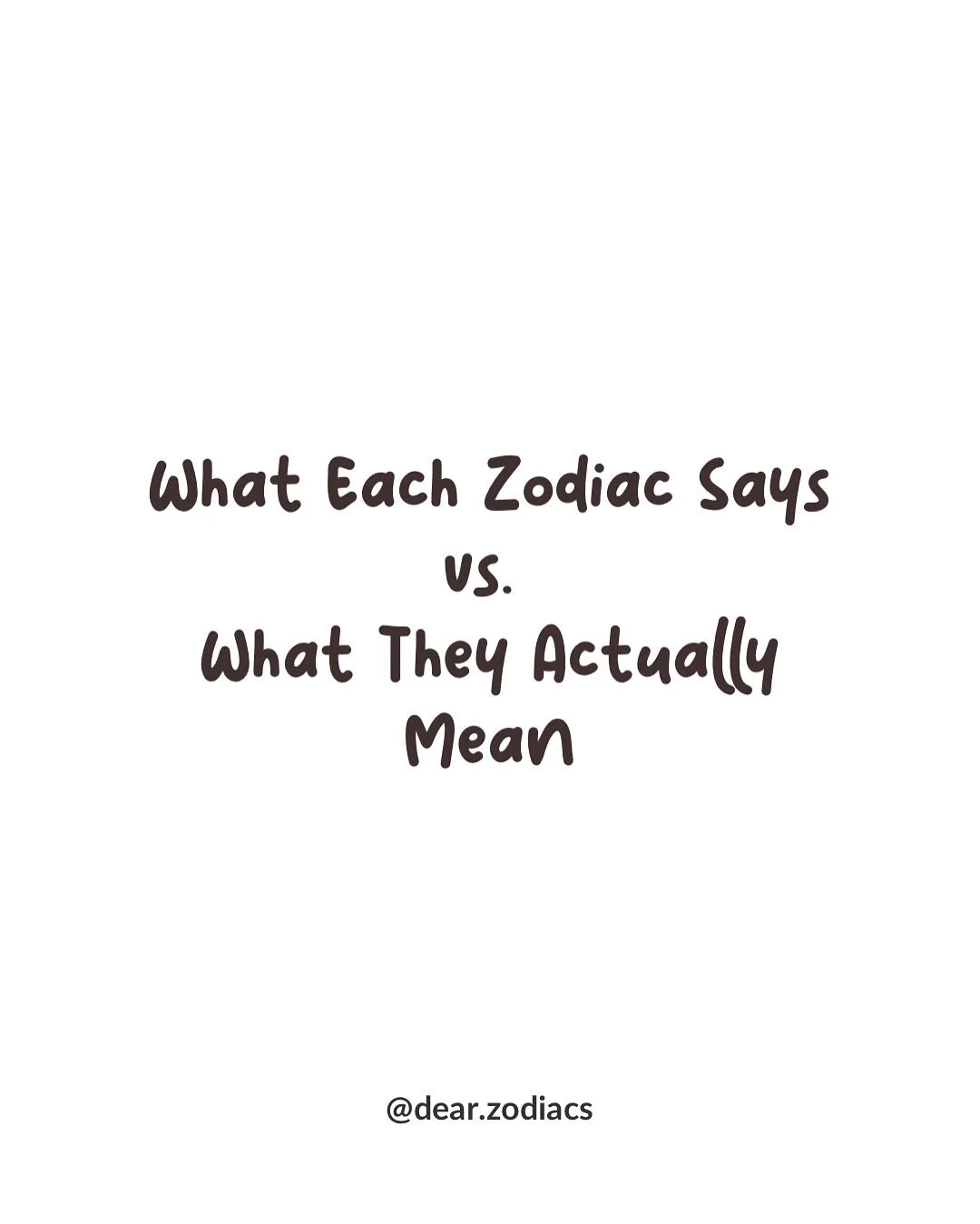 What we really mean&hellip;. 

#zodiac #astrology #zodiacsigns #horoscopes #zodiacmemes #zodiacfun #explorezodiac #zodiaclife #cosmicsigns #zodiacmemes #zodiachumor #zodiachotline #zodiacstarline

#aries #aquarius #leo #scorpio #sagittarius #taurus #