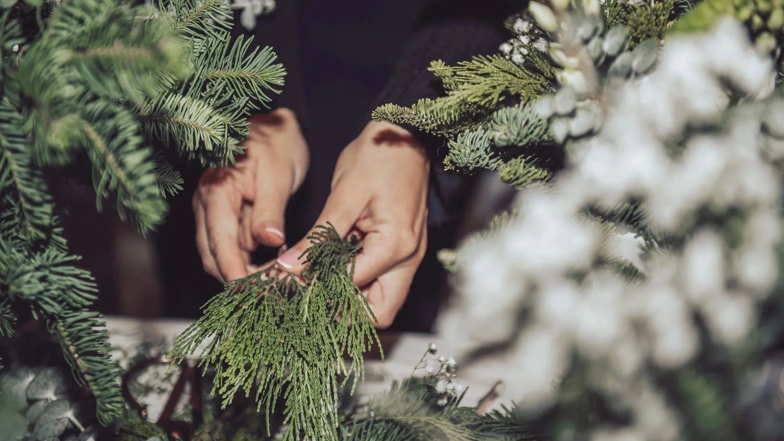 Christmas Floral Candelabra 
