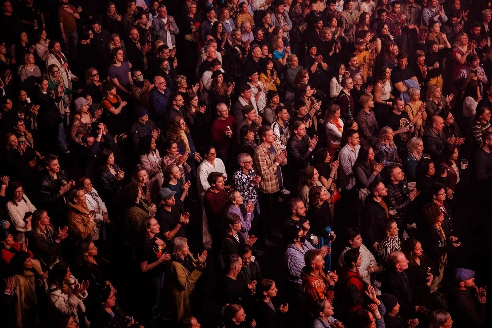 A packed crowd at Echoes of the Block, Carriageworks