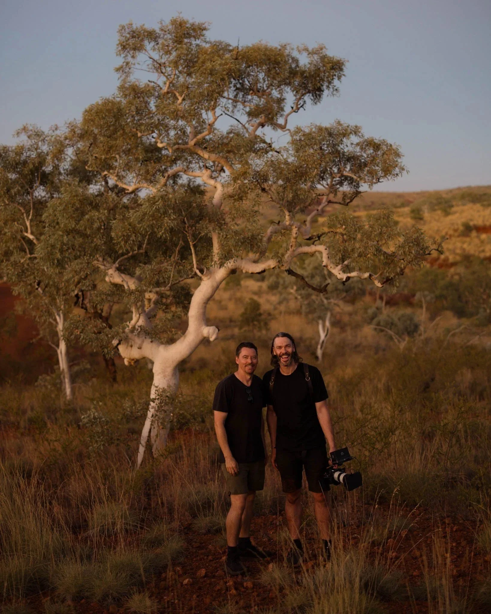 Luke Gemmill and Scott Lahiff in Karijini