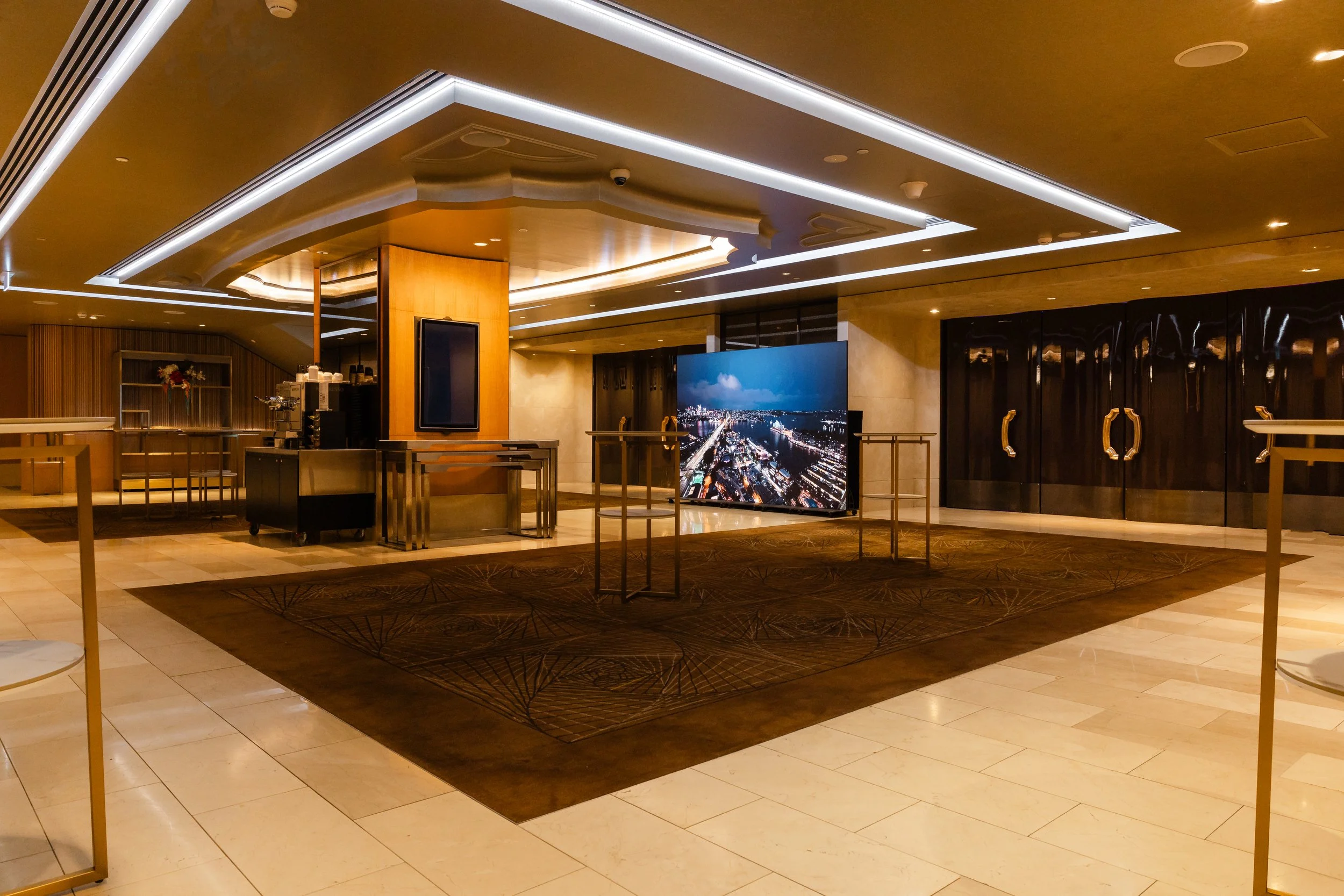 The Grand Ballroom foyer at Shangri-La Hotel, Sydney