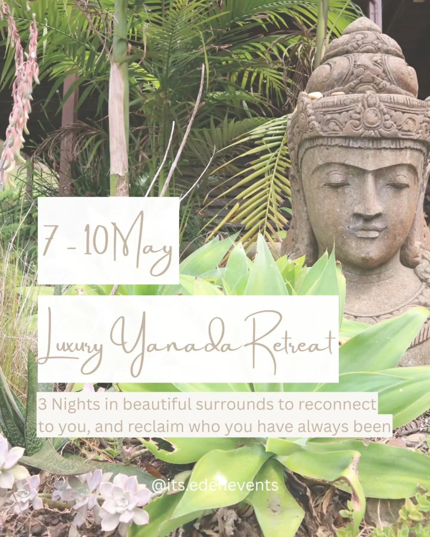 Three nights at Yanada Retreat. Bush, open skies, a pool, a spa, and four days of the most real work you will do all year. 

All meals taken care of. A small, carefully held group of women. Two experienced facilitators who know how to hold depth and 