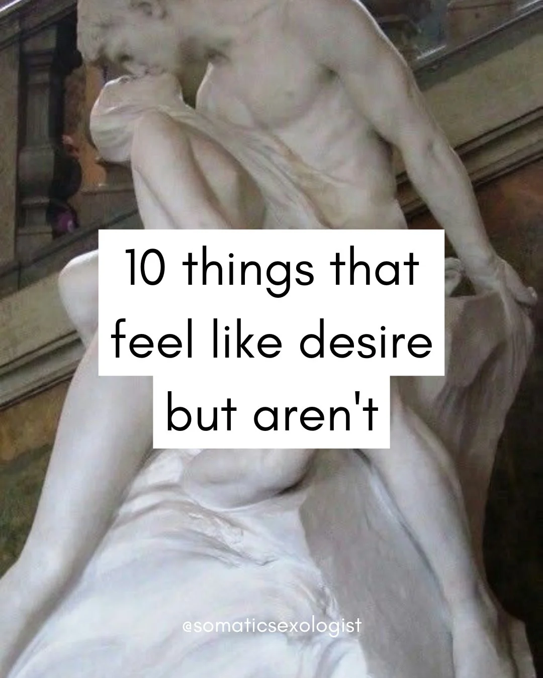 Desire gets blamed for a lot of things it isn't responsible for, and lumped in with an umbrella of feelings that we often don't take the time to discern between. 

Most of us were never taught to distinguish between the pull of genuine wanting and th