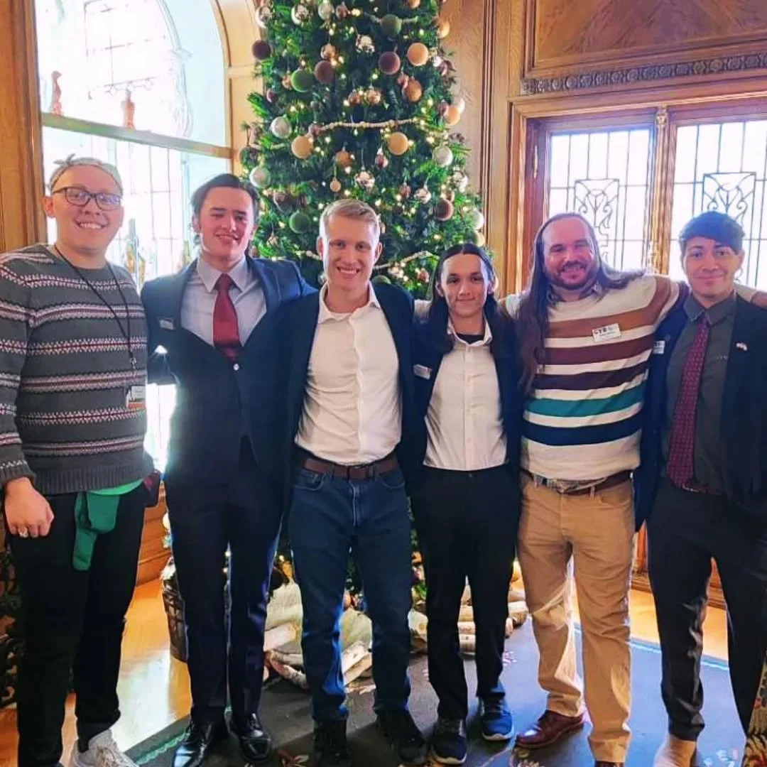 Wrapping up a whirlwind weekend of holiday cheer with the 5 Christmas parties this season! This time, we celebrated at the Governor's Mansion alongside amazing other young dems, festive vibes, and plenty of holiday spirit.