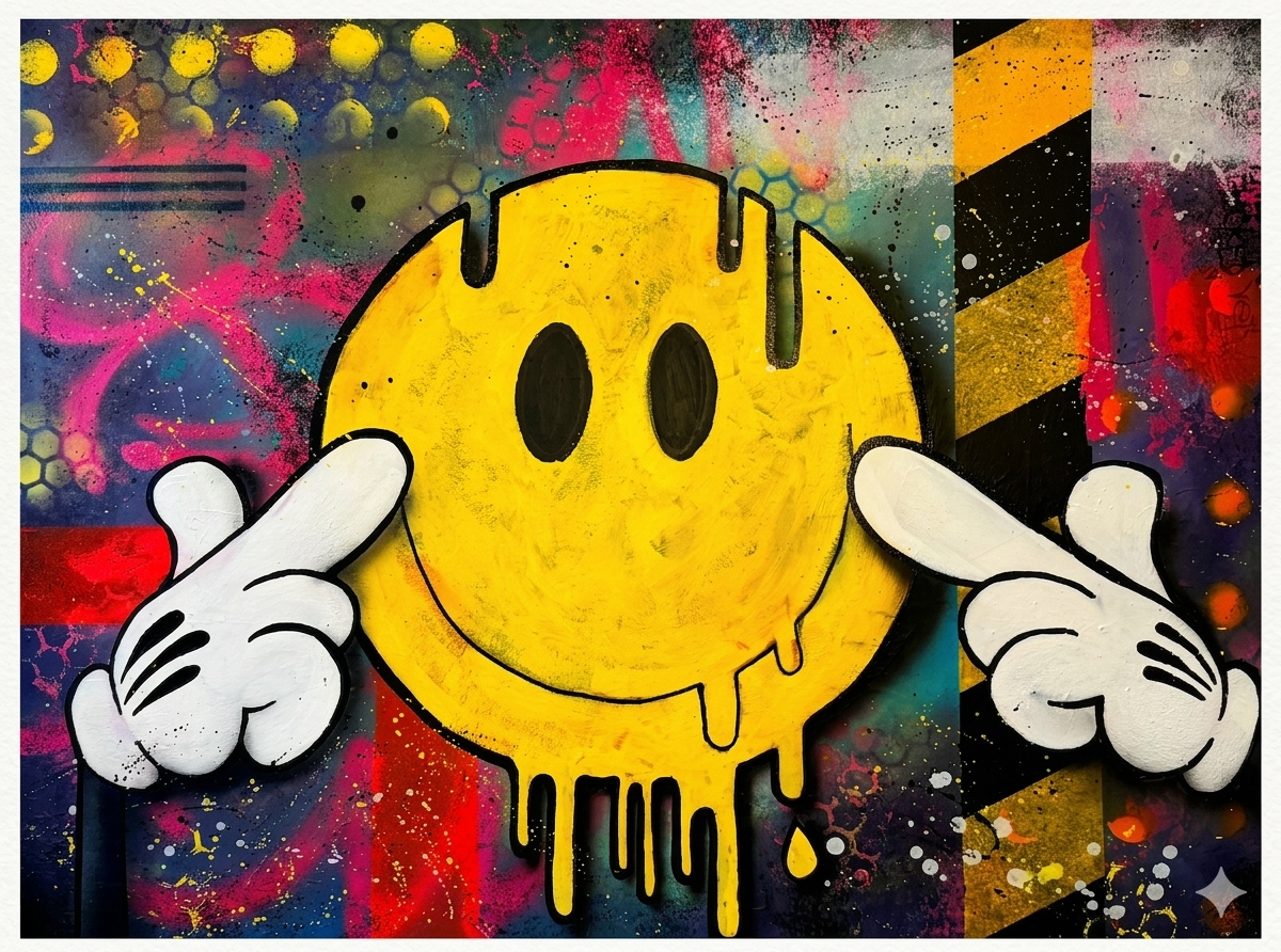 "DON'T FORGET TO SMILE" 1st Edition Print