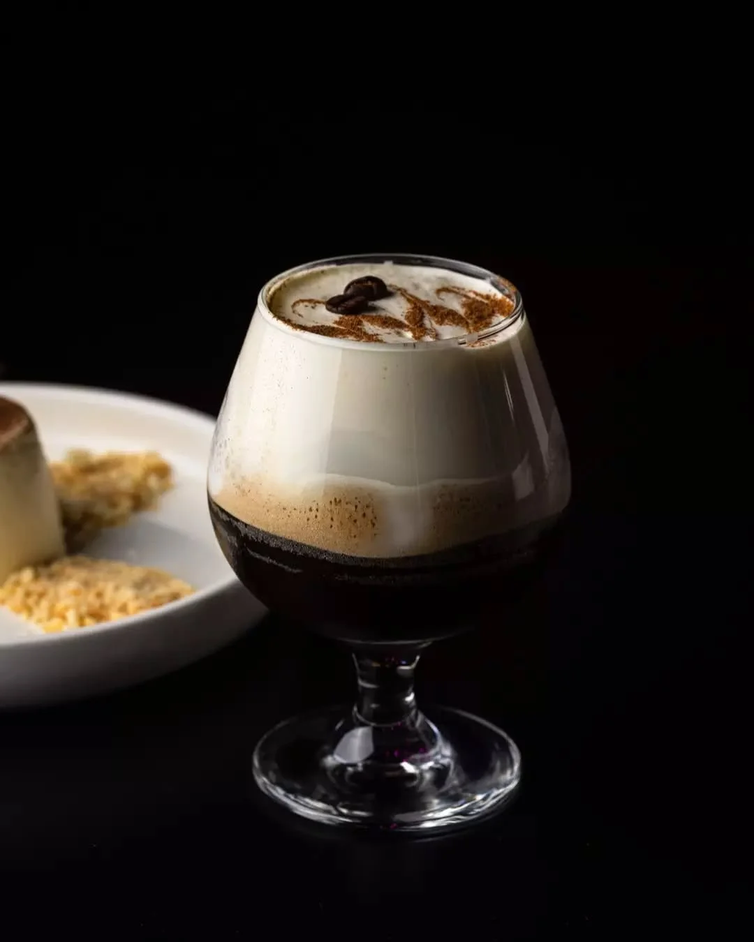 Silky, light, and delicately sweet. Our Vanilla Panna Cotta melts on the tongue, balanced with the bold, velvety kick of an espresso-laced Einspenner cocktail. Together, they&rsquo;re the perfect harmony of dessert and drink, all for $15. Available S