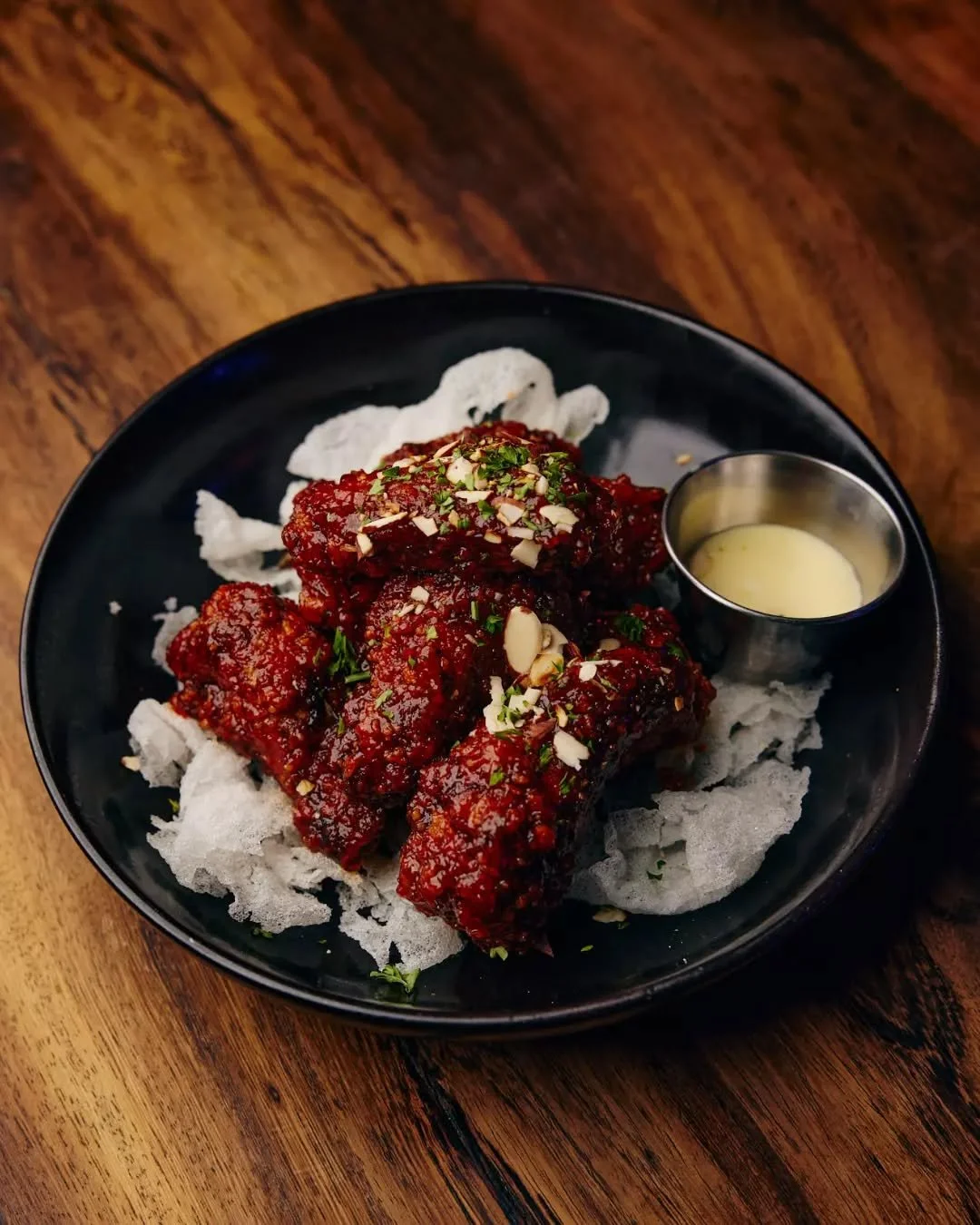 The name says it all. Yum Yum Chicken. Crispy, fried and soaked in our signature sauce. 🍗💥