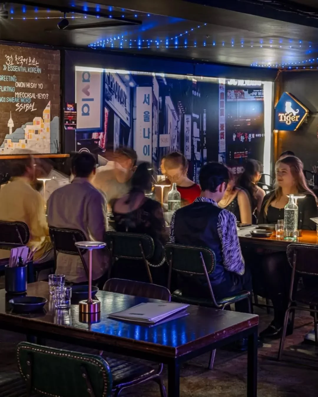 We&rsquo;ve curated a space where the atmosphere does the heavy lifting. Low-lit corners, vibrant neon, and a rhythm inspired by the heart of Seoul. Whether you&rsquo;re 10 or 20, the vibe is always elevated and the energy is unmatched. 🍸✨

Reserve 