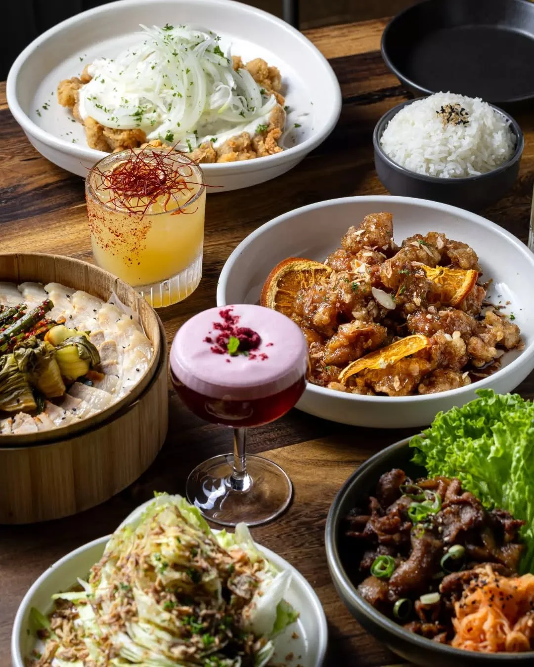 The table is set, the neon is glowing, and the flavours are waiting. 🌙 From the crunch of our Honey Soy Chicken to the traditional soul of the Bossam, this is the spread your March needs. Don&rsquo;t leave it to chance. Secure your spot and book you