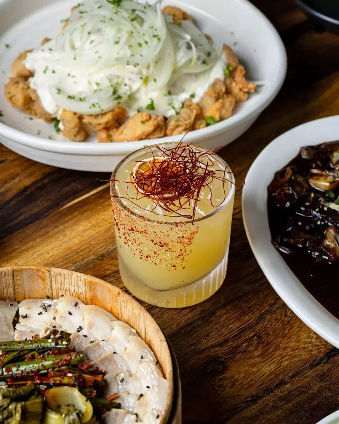 Looking for a drink with personality? Spicy Seoul has entered the chat. 🌶️✨ Built on a foundation of chili soju and mixed with sour, zesty flavours, it&rsquo;s the perfect companion for a late night under the neon lights.