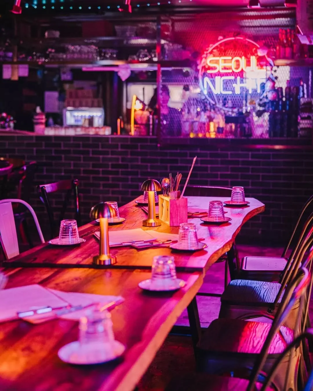 Planning a massive celebration in the city? 🍾 We are the ultimate destination for groups of 20 plus and offer full venue hire for up to 70 guests. Immerse yourselves in our neon-energy atmosphere and feast on bold Korean flavours made for sharing.