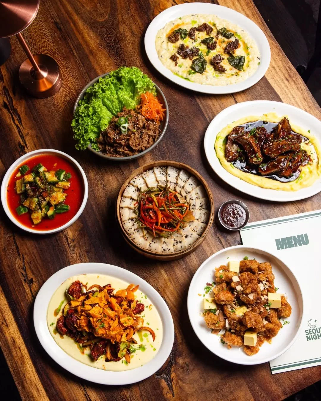 A little escape to Seoul, right here in Auckland 🌙✨ Our new menu launches today with bold Korean fusion dishes, cocktails made for long catch ups, and shared plates best enjoyed under neon lights. Step into the late night energy of Seoul with vibran