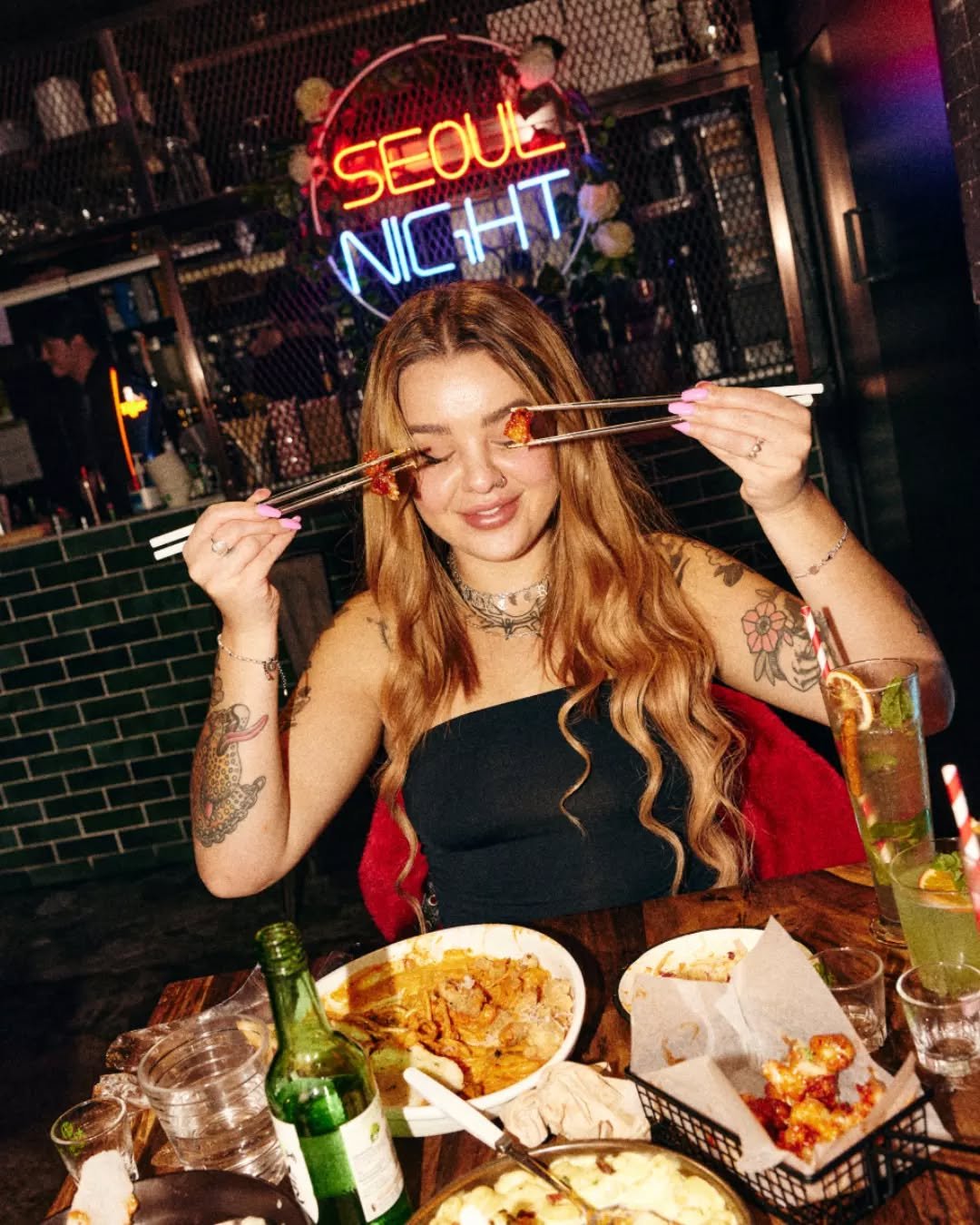 Craving that neon lit energy? 🌟 We are serving up pure Seoul-inspired chaos every night! If you cannot stay for the vibe there is no need to worry because you can order our full Korean fusion menu for pick-up directly through our website.