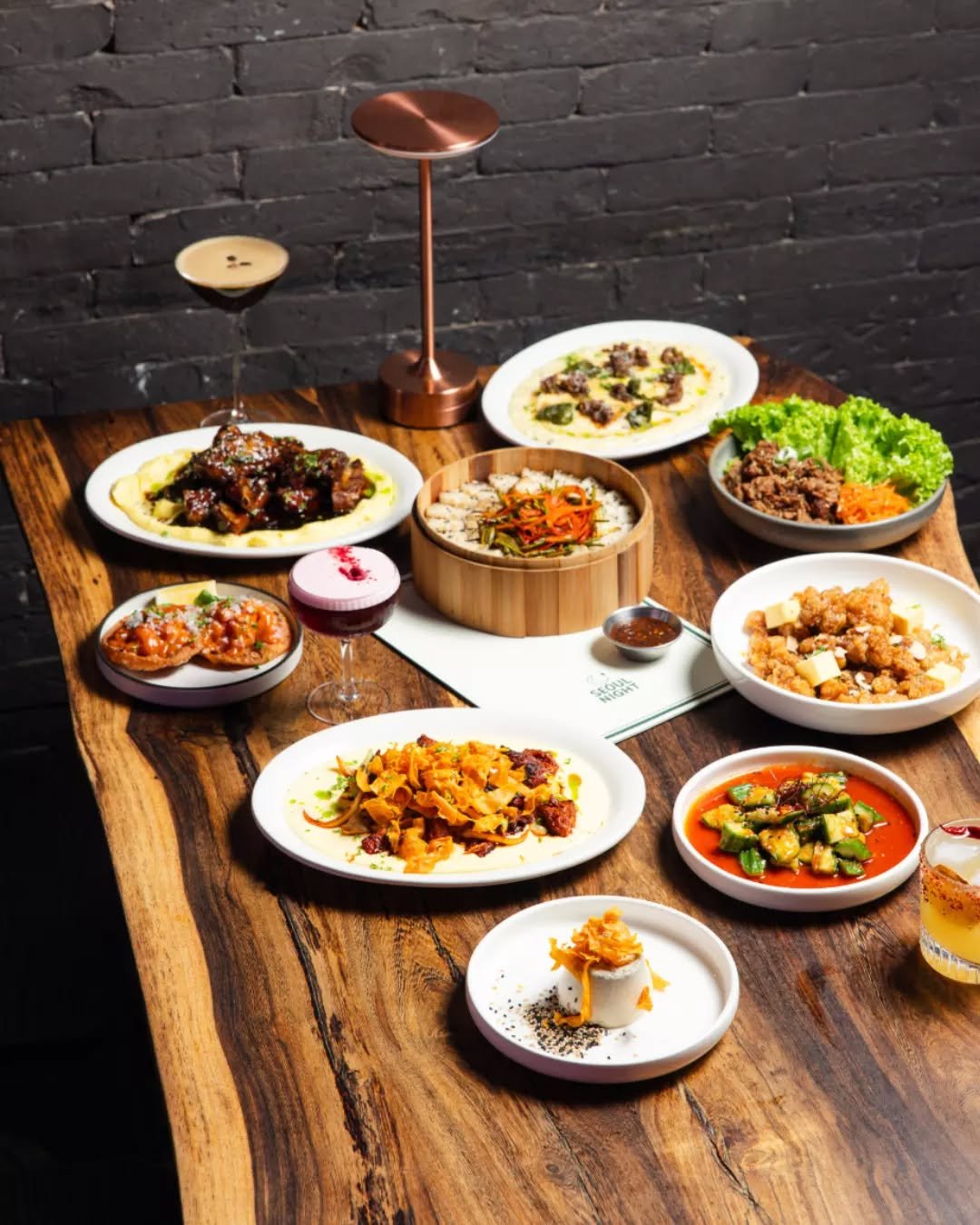 This is what a proper Seoul Night table looks like 🔥✨ A mix of new menu favourites, signature Korean fusion dishes, cocktails flowing, and plates disappearing faster than expected. From Bossam and Grilled Pork to Spicy Chicken and late night drinks,