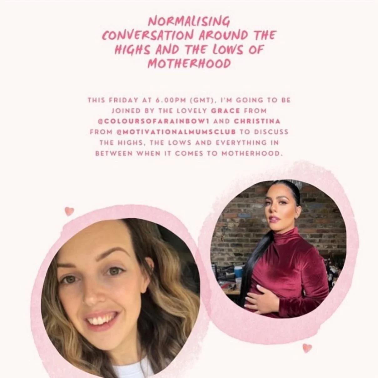 My incredible little sister Grace @coloursofarainbow1 opens up live on camera with @ayshenwebbe raising awareness of the loss of her daughter Violet Esme. 💜. 

Grace talks openly about loosing her daughter, stillbirth, before &amp; after pregnancy, 