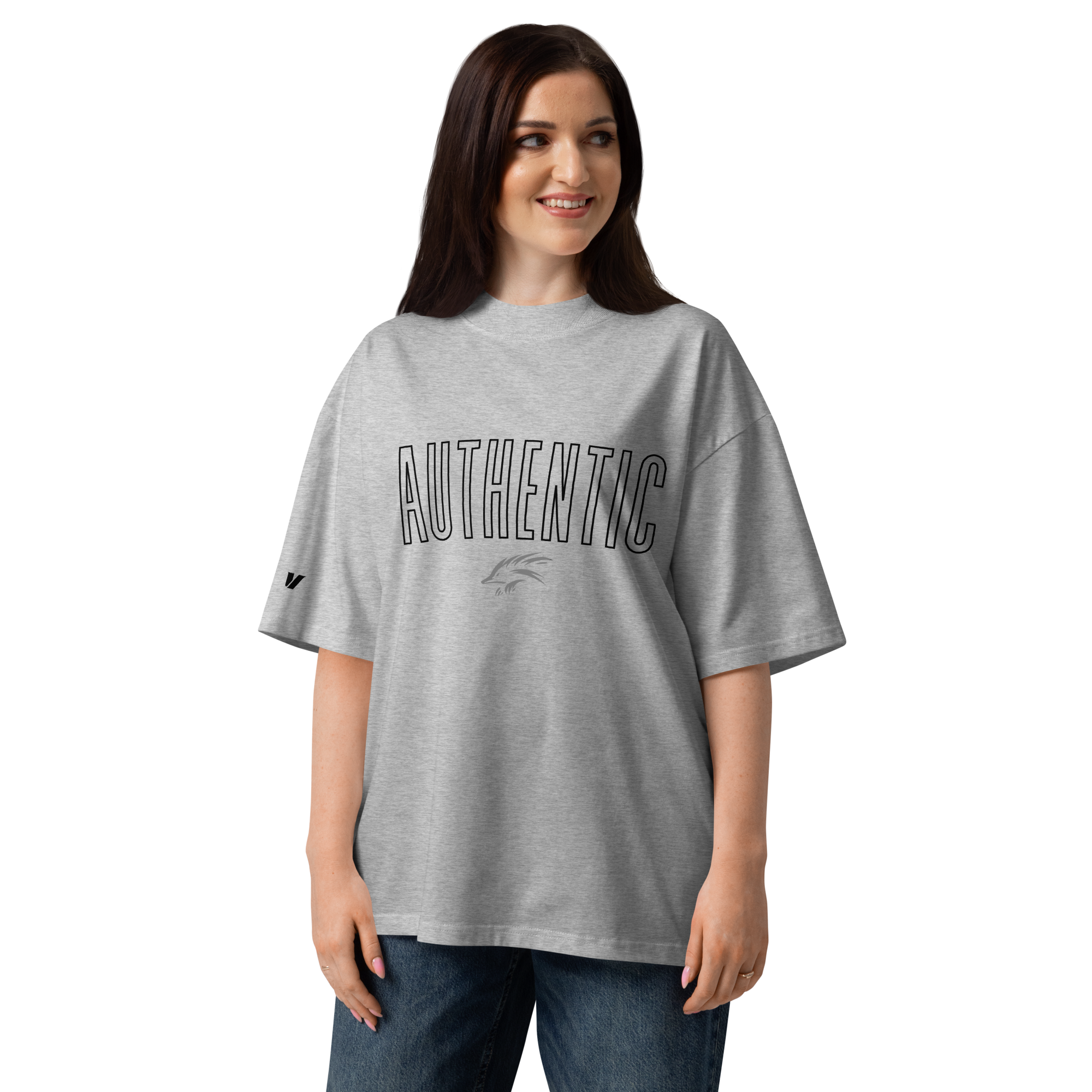 unisex-organic-oversized-high-neck-t-shirt-heather-grey-front-698fdb33447f4.png