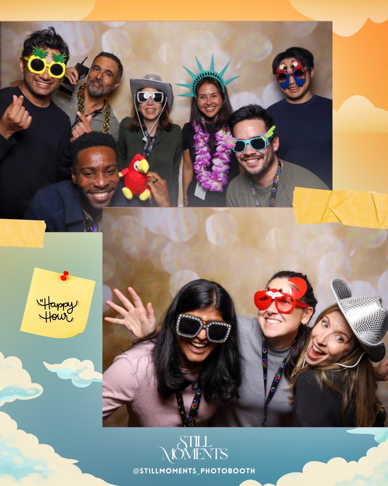 Work hard, pose harder 📸

Our photo booth brought the fun to the happy hour, giving colleagues a chance to unwind, connect, and walk away with keepsakes. Instant prints, custom branding, and plenty of smiles all around.

Looking to elevate your next