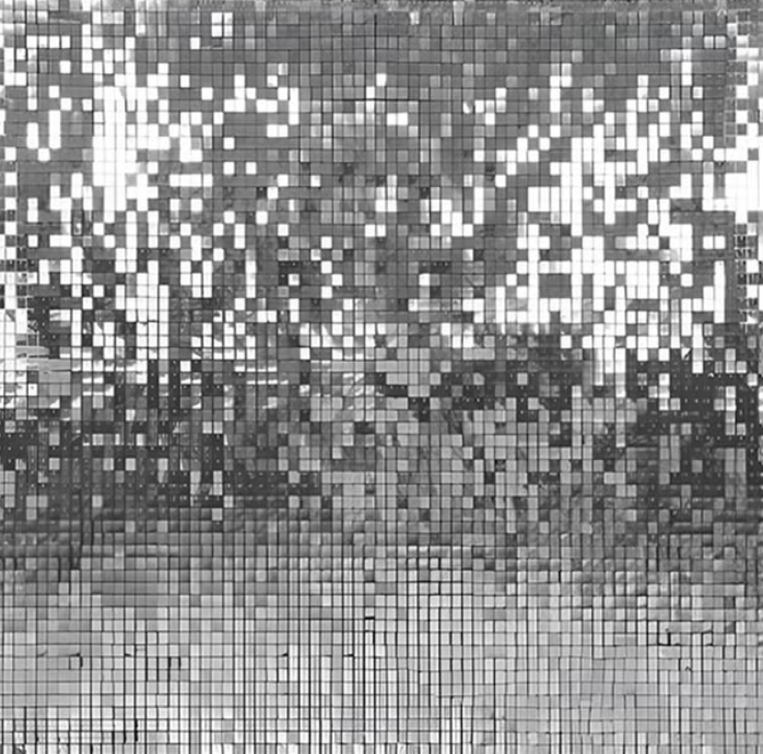 Silver Shimmer Wall