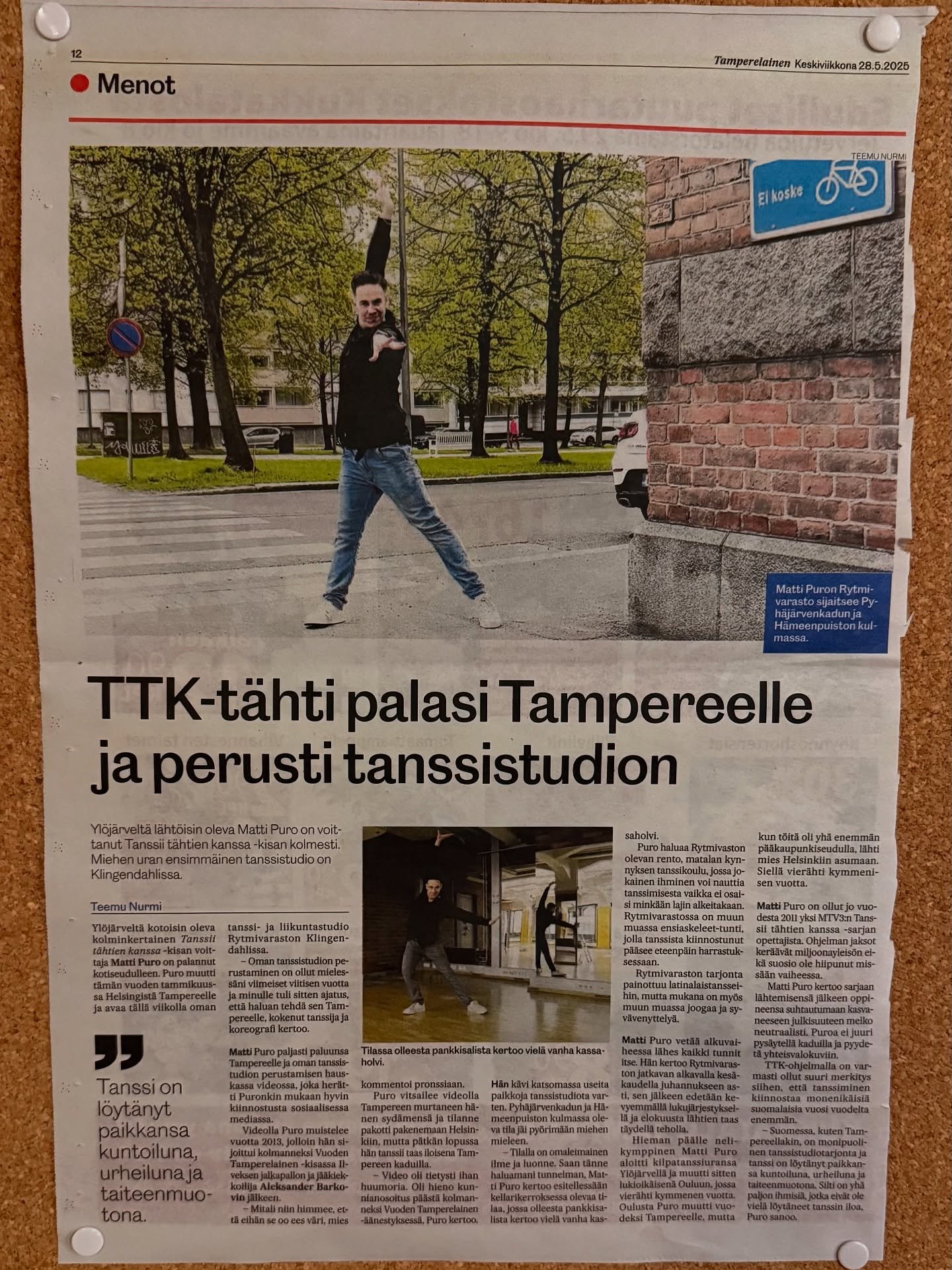 Rytmivarasto Tamperelaisessa! ✨🕺Jos juttu meni ohi niin t&auml;st&auml; l&ouml;ytyy!🥳

Tervetuloa tutustumaan Rytmivarastoon. Meill&auml; tanssitaan koko
kes&auml;! ☀️

#tanssi #tampere #rytmivarasto #tanssikoulu