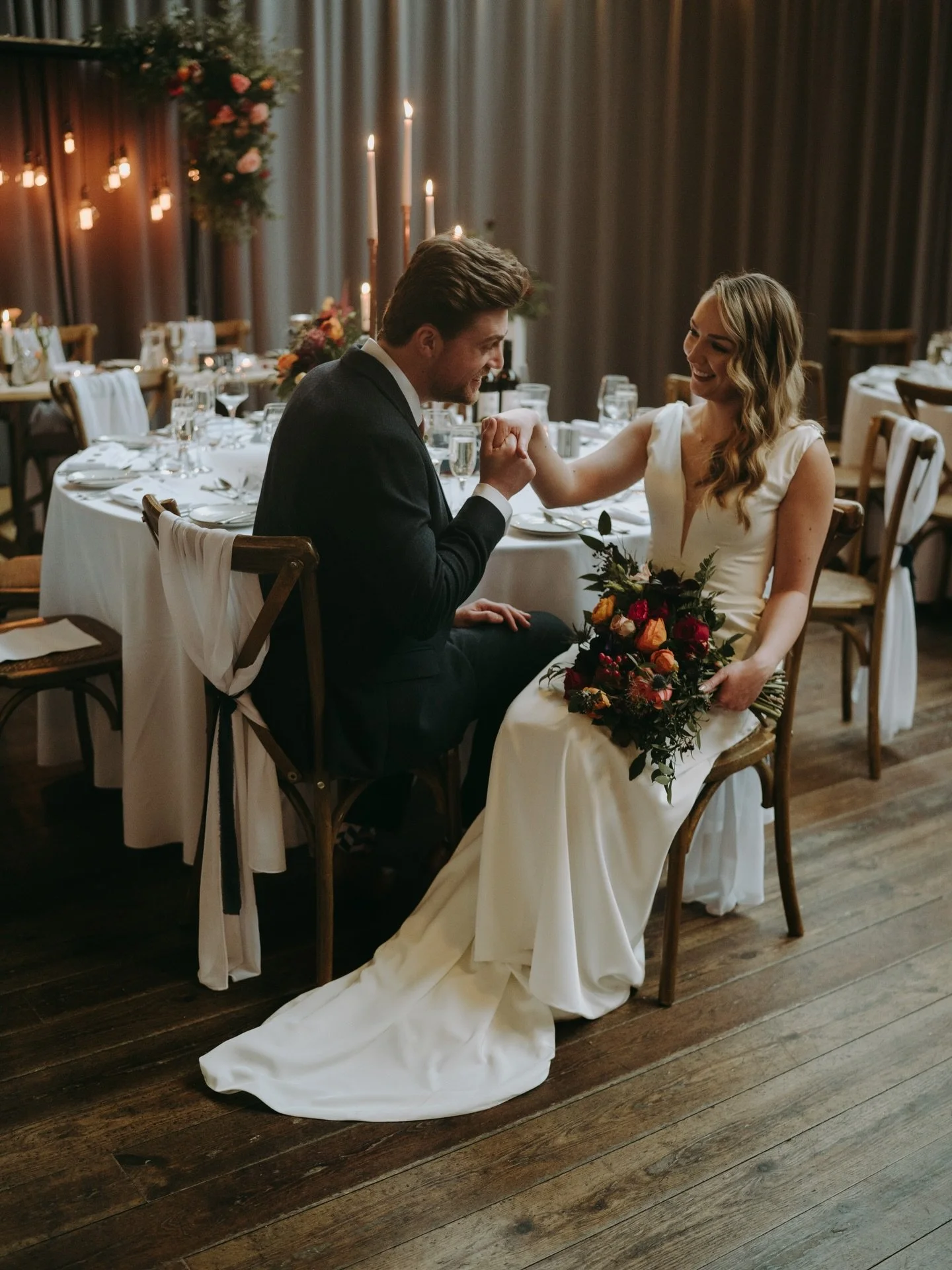 Reminiscing on Morgan and Tim&rsquo;s Valentine&rsquo;s weekend wedding from last year 💕
Jewel tones were the perfect choice for the season and paired beautifully with the venue👑

Incredible images by @jgvp_ 

Happy almost one-year anniversary! @mo