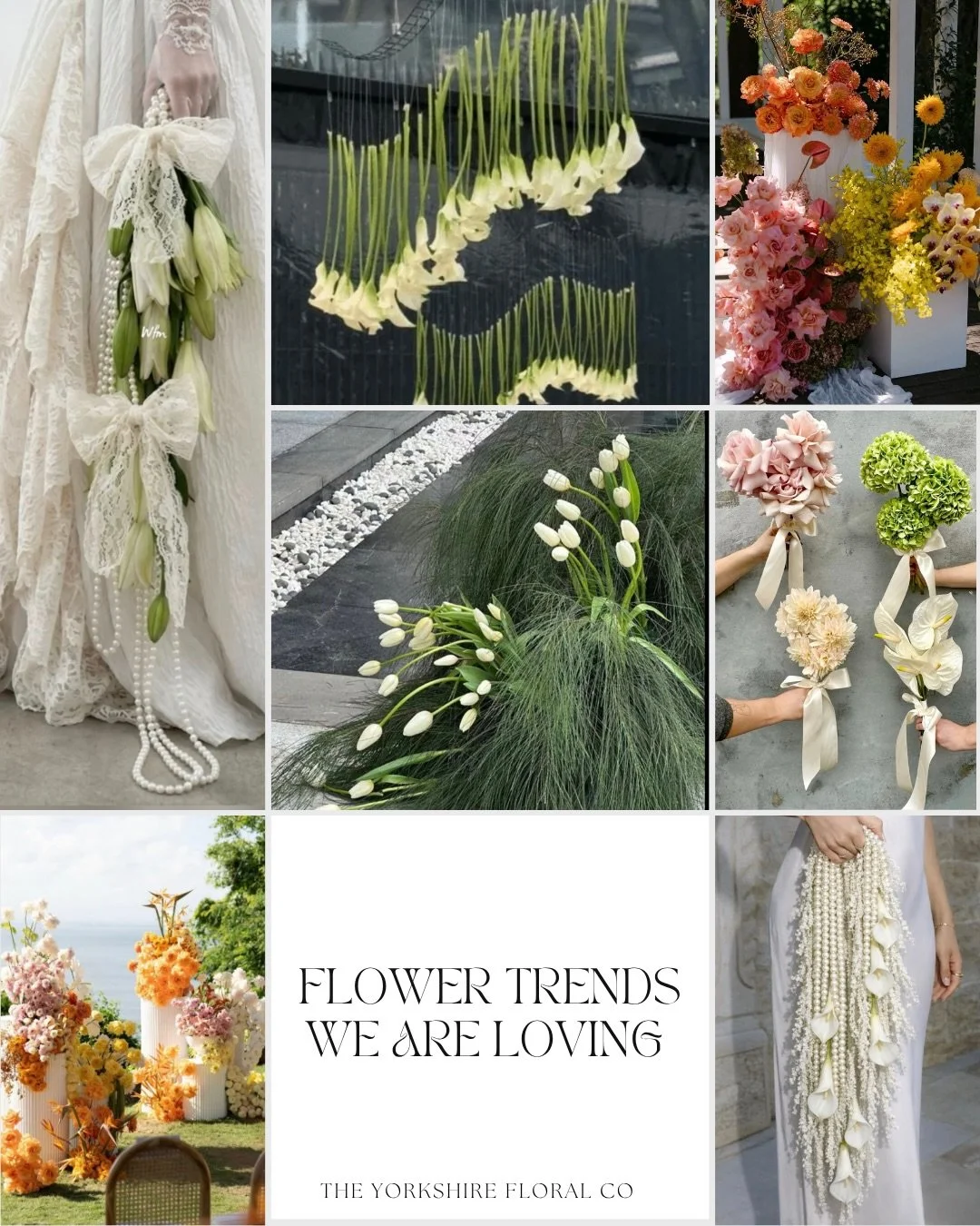 Flower trends we are loving 

Images from Pinterest 📸

#flowertrends #weddingtrends #pintrestwedding #florist
