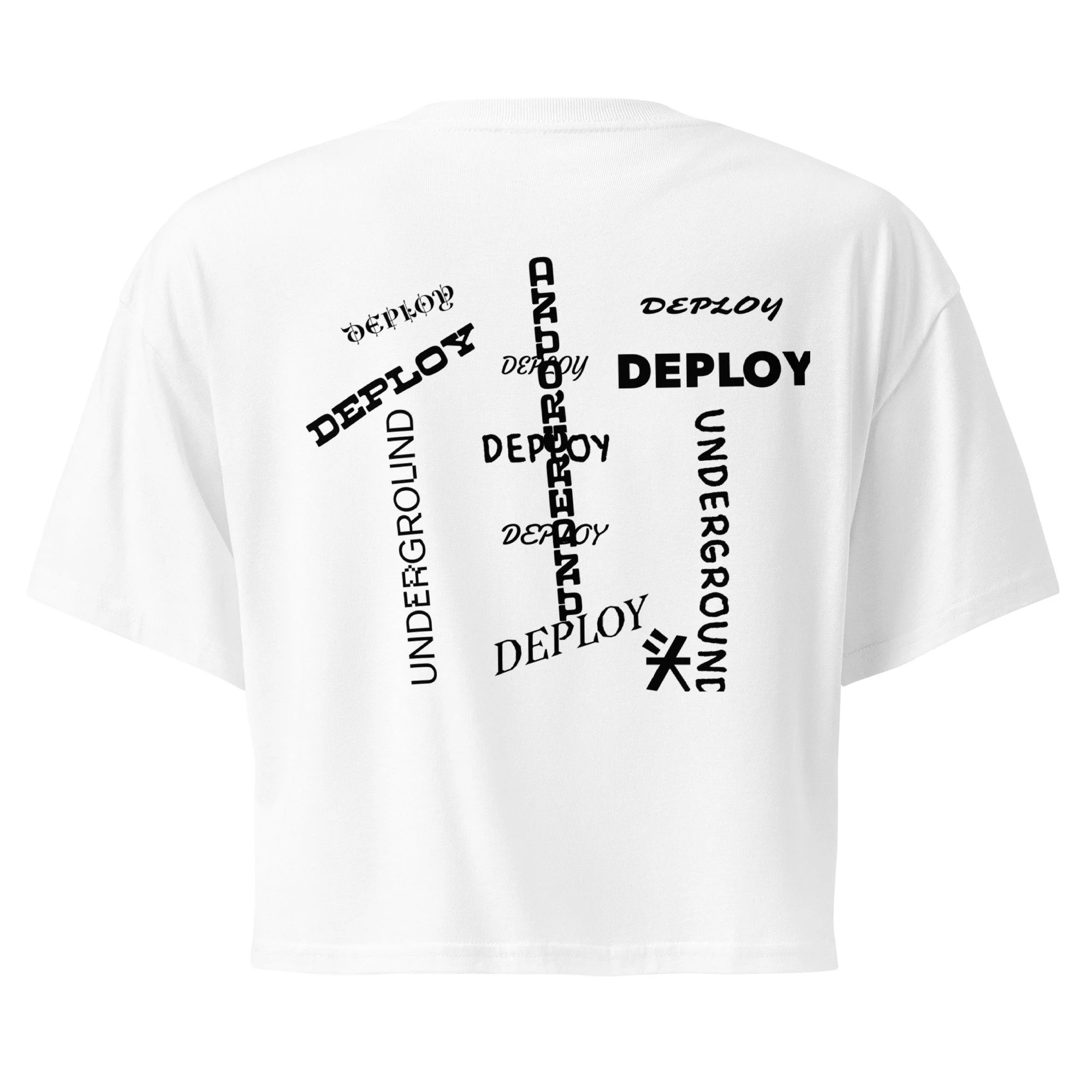 Deploy Underground — Women's Crop Top (Street Signal Edition)