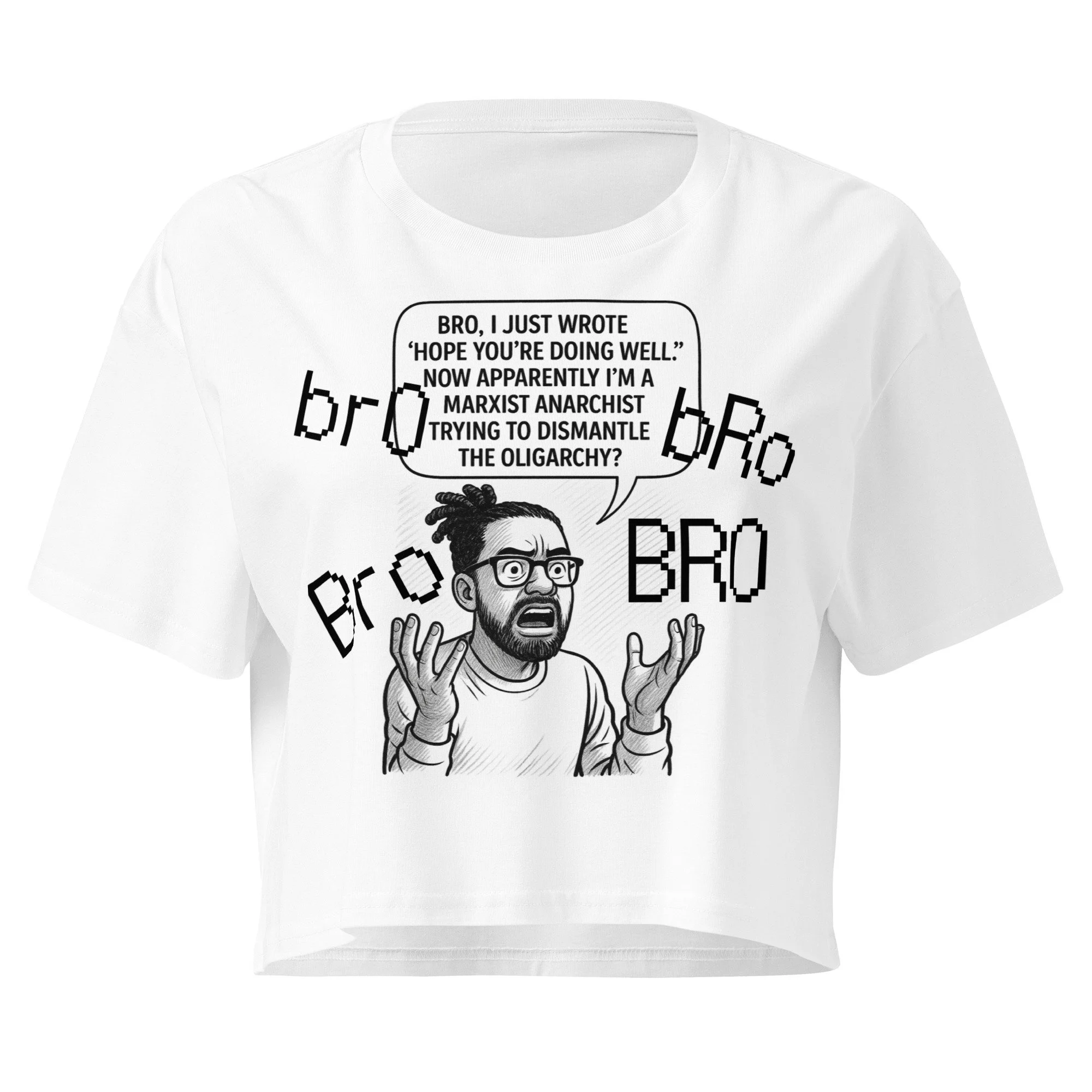 Deploy Underground — Women's Crop Top (BRO Edition)