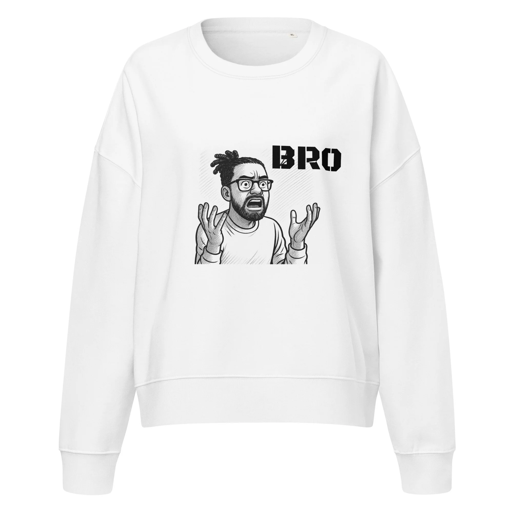 Deploy Underground — Women's Organic Crewneck (BRO Edition)