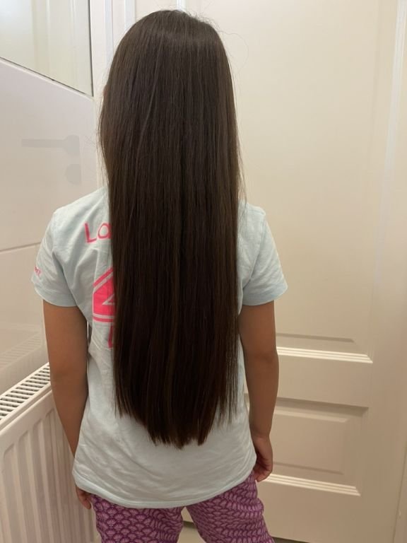 My daughter’s hair.
