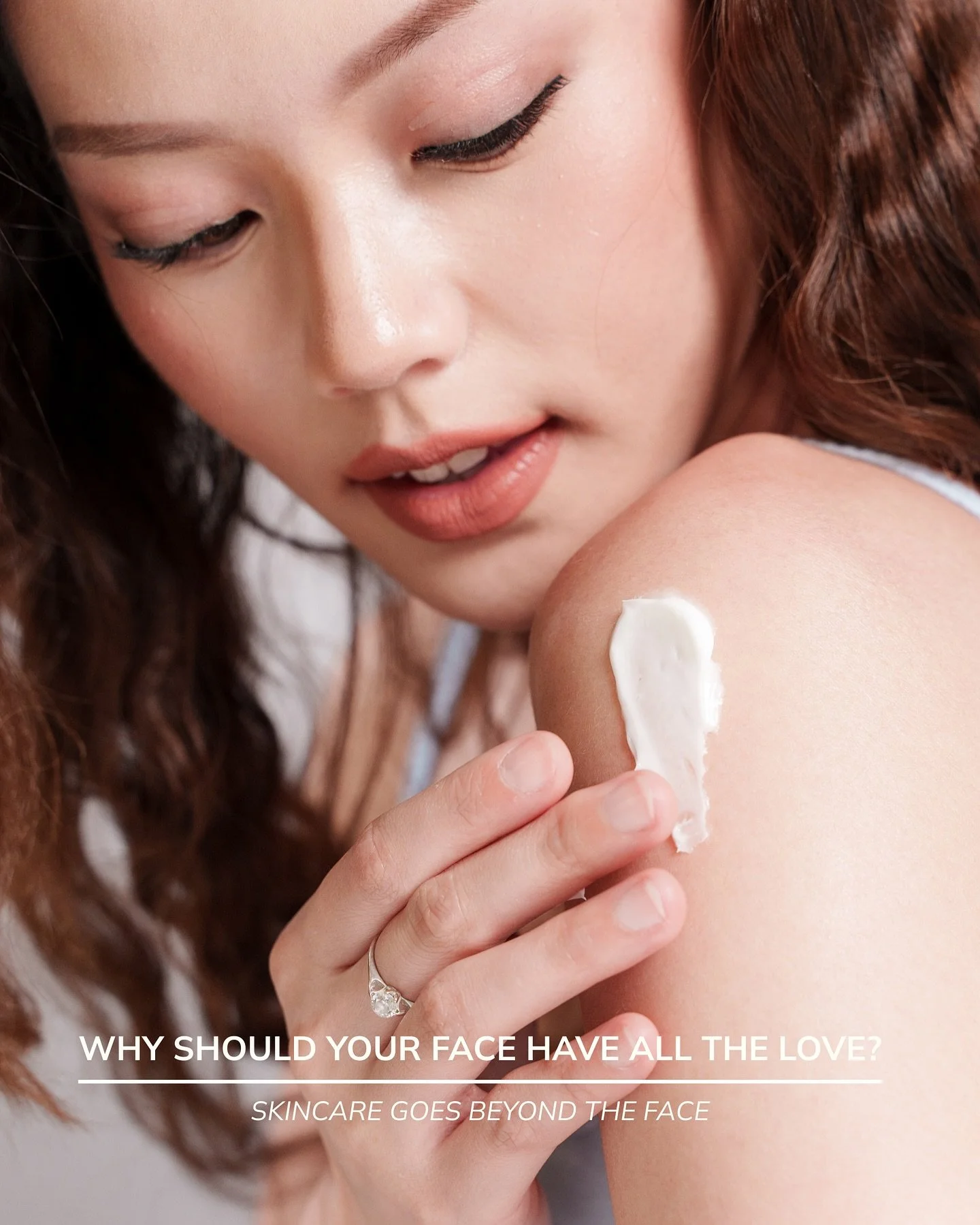 Why should your face have all the fun?
 Although the skin is the largest organ in the human body, most of us tend to focus only on facial care and forget about the rest.

But skin goes beyond the face, and it deserves just as much attention, nourishm