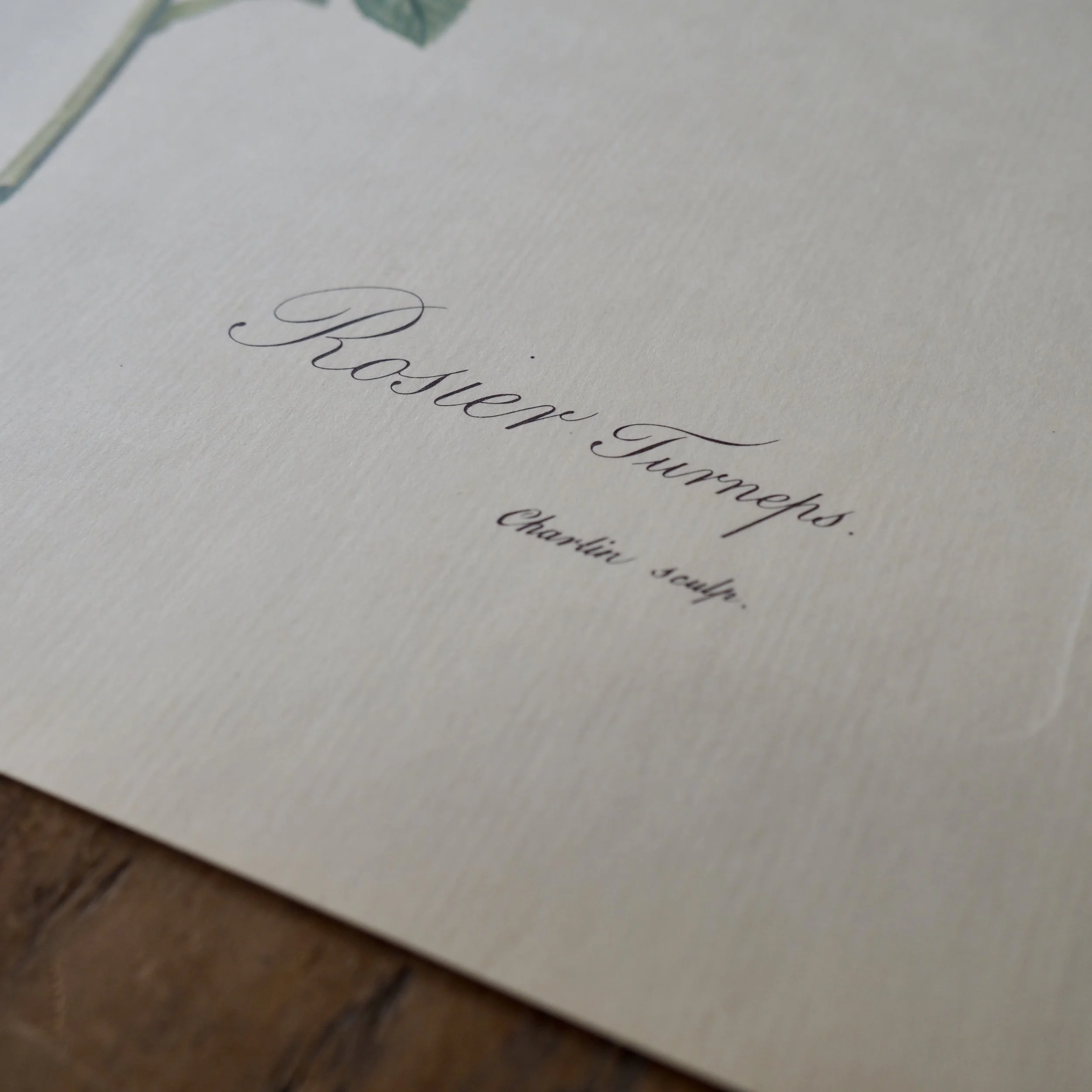 vintage french writing