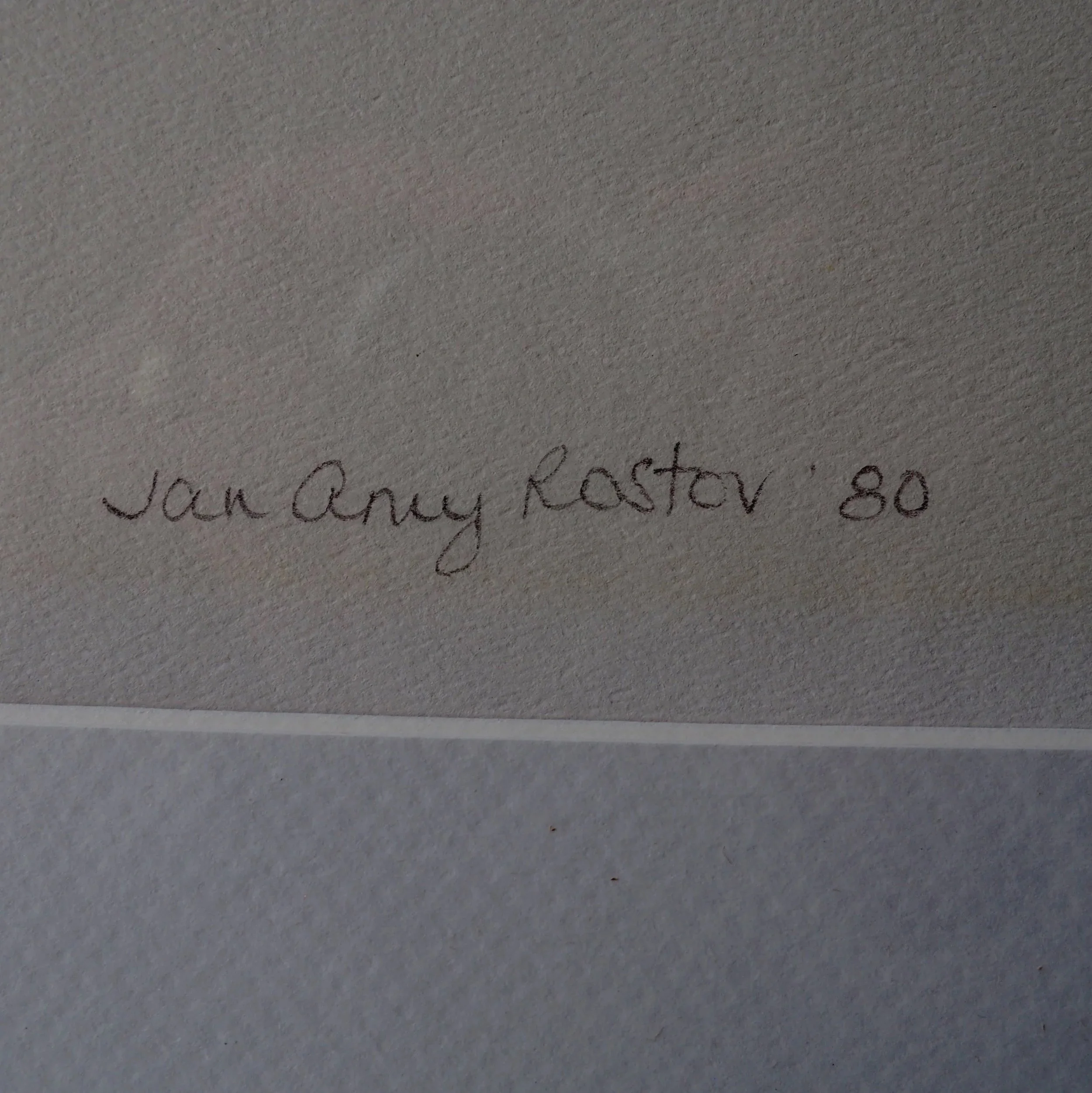 signature of Jan Amy Rostov
