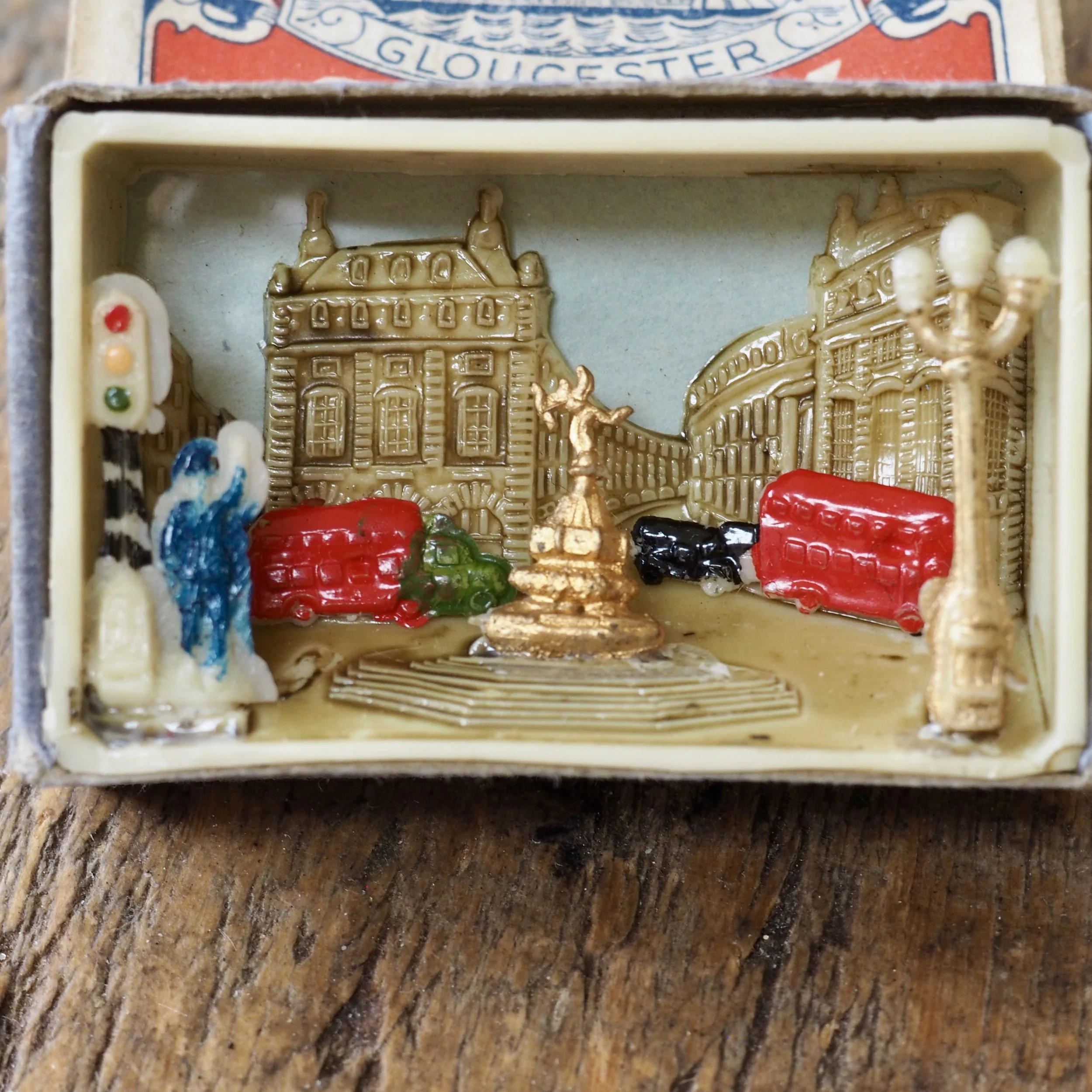 Piccadilly circus vintage diorama