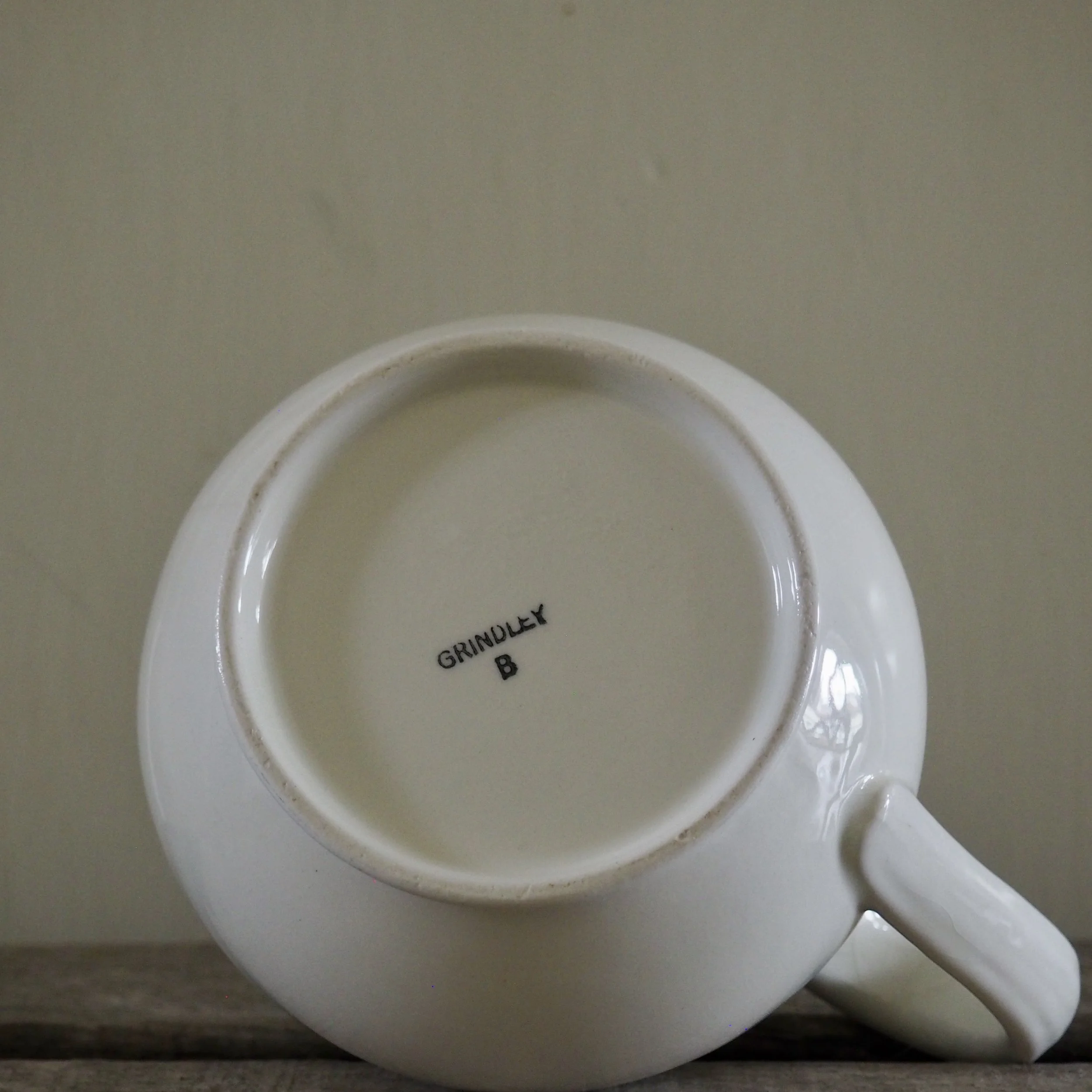 makers stamp on a Grindley jug