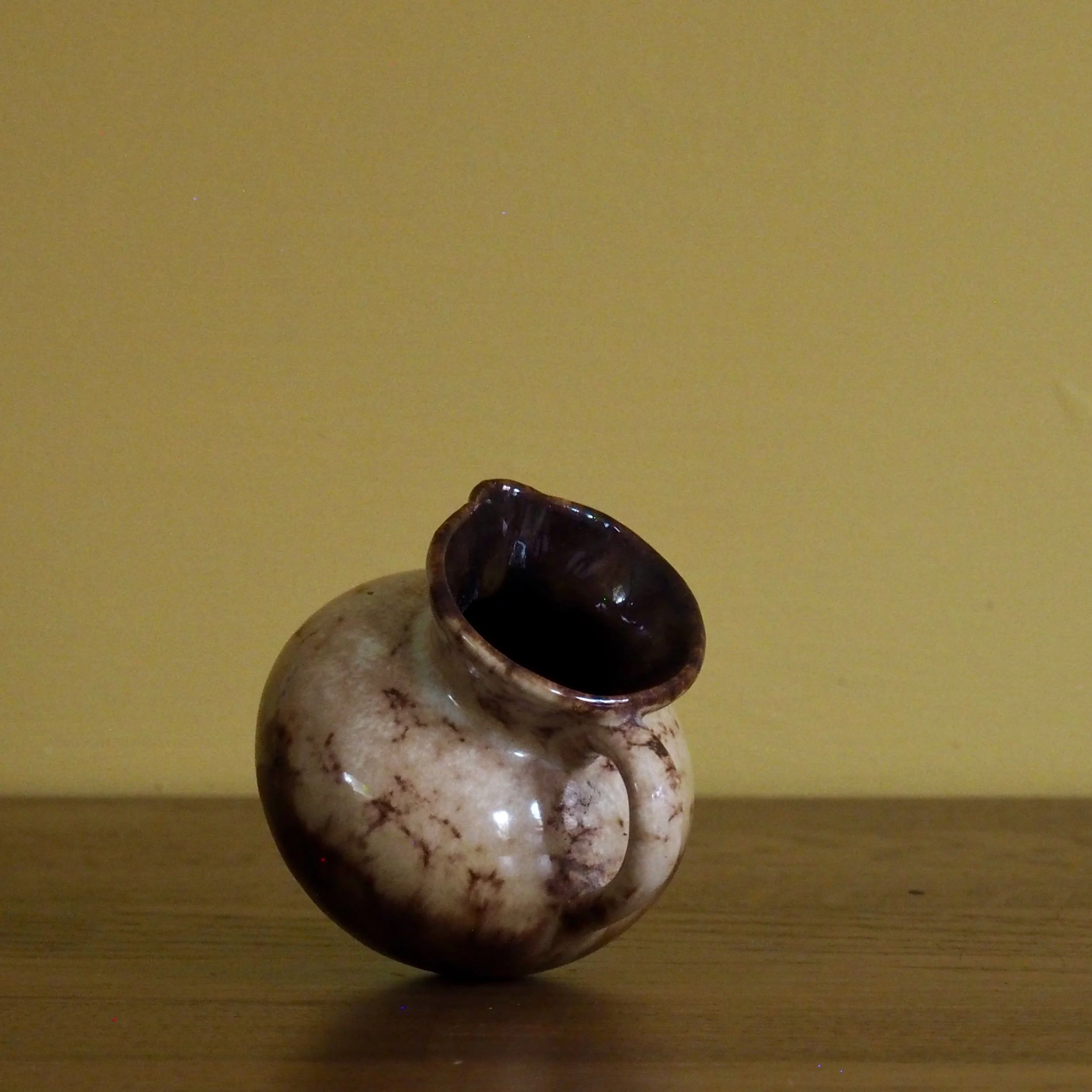 miniature glazed jug