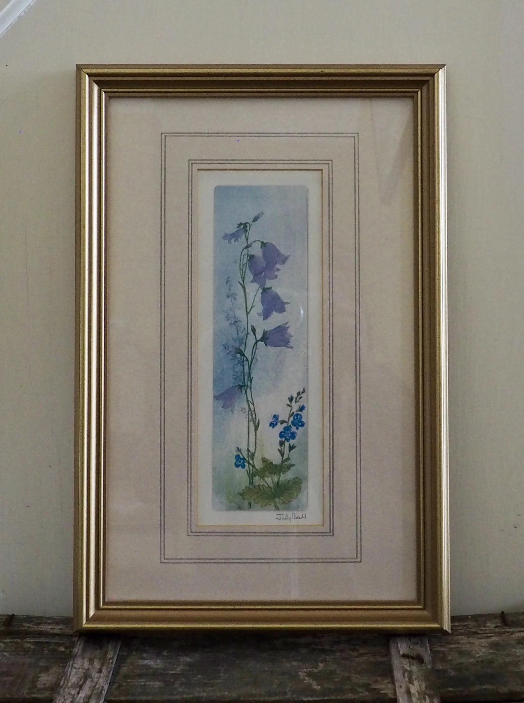 framed watercolour print by Judy Ball
