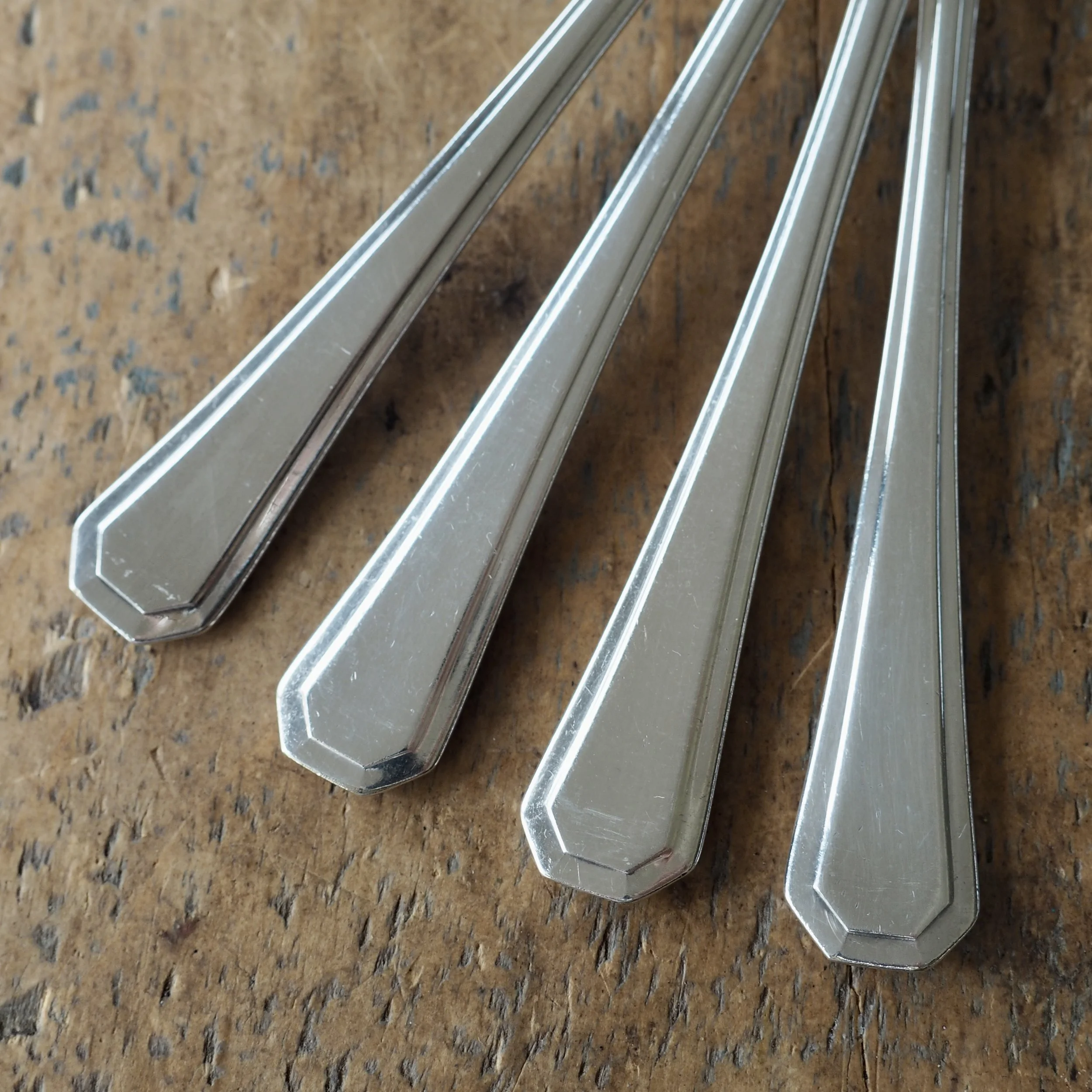 set of 4 pens soup spoon handles