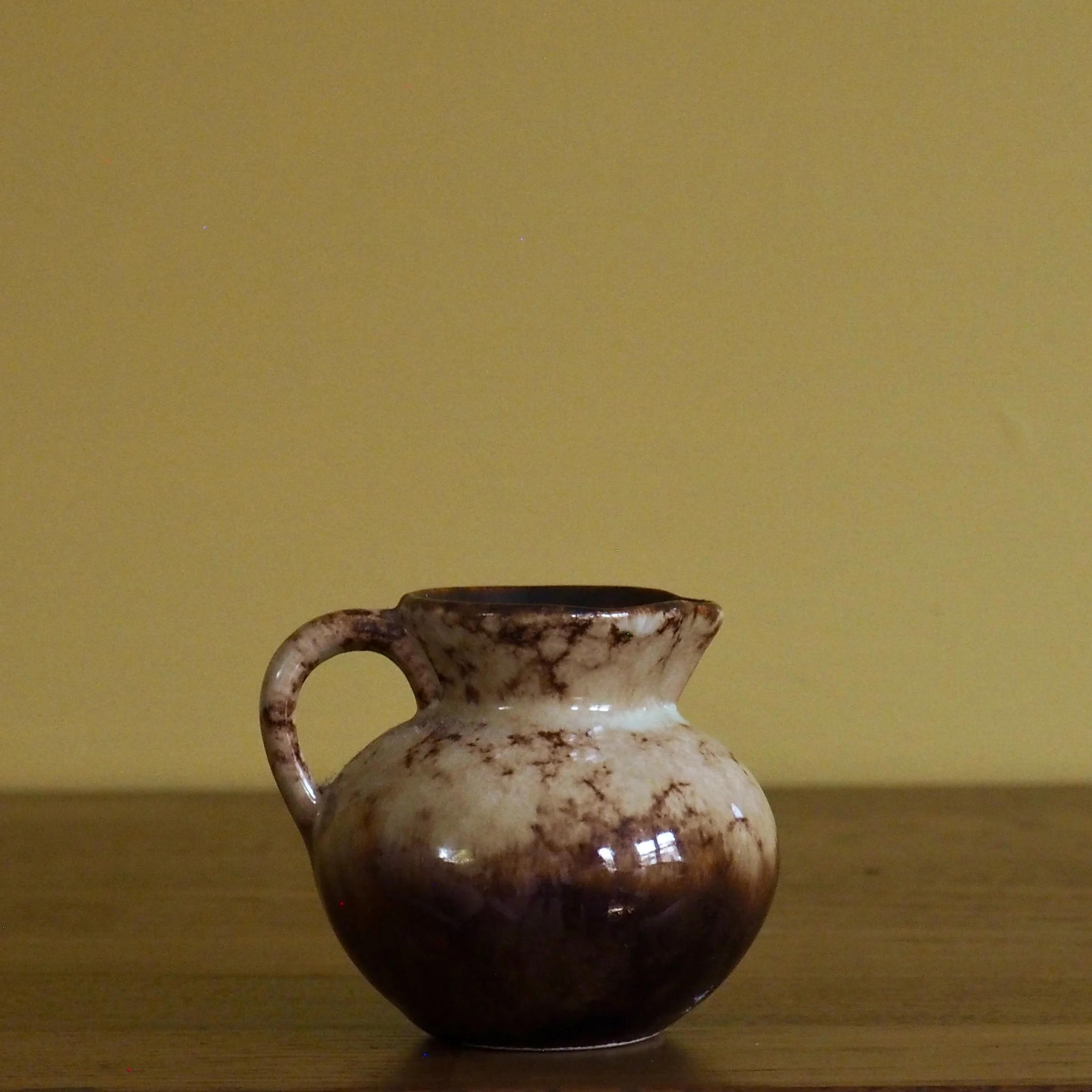 miniature glazed jug