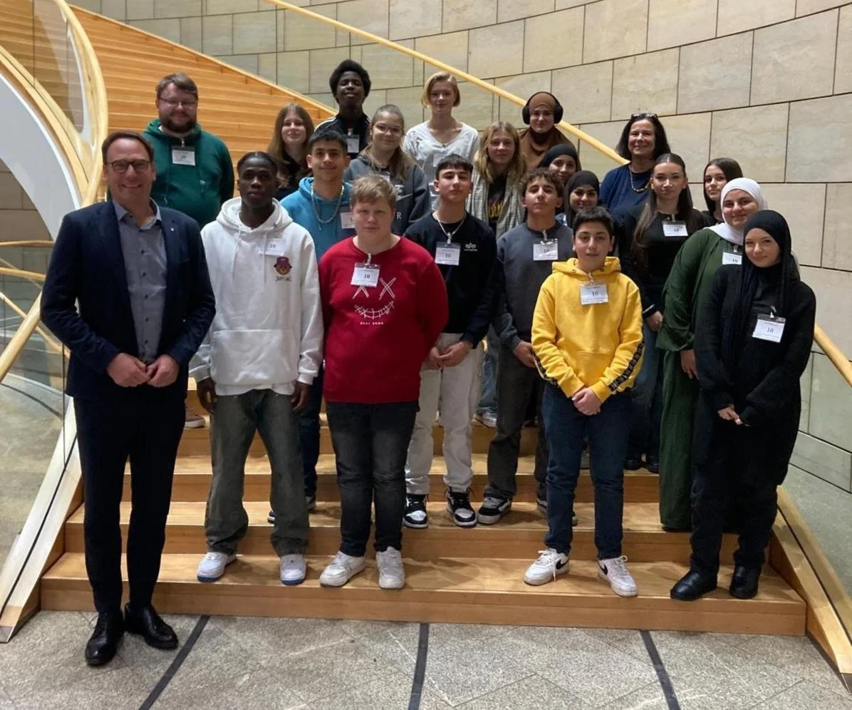 Besuch des Landtags der Klasse 9c&nbsp;