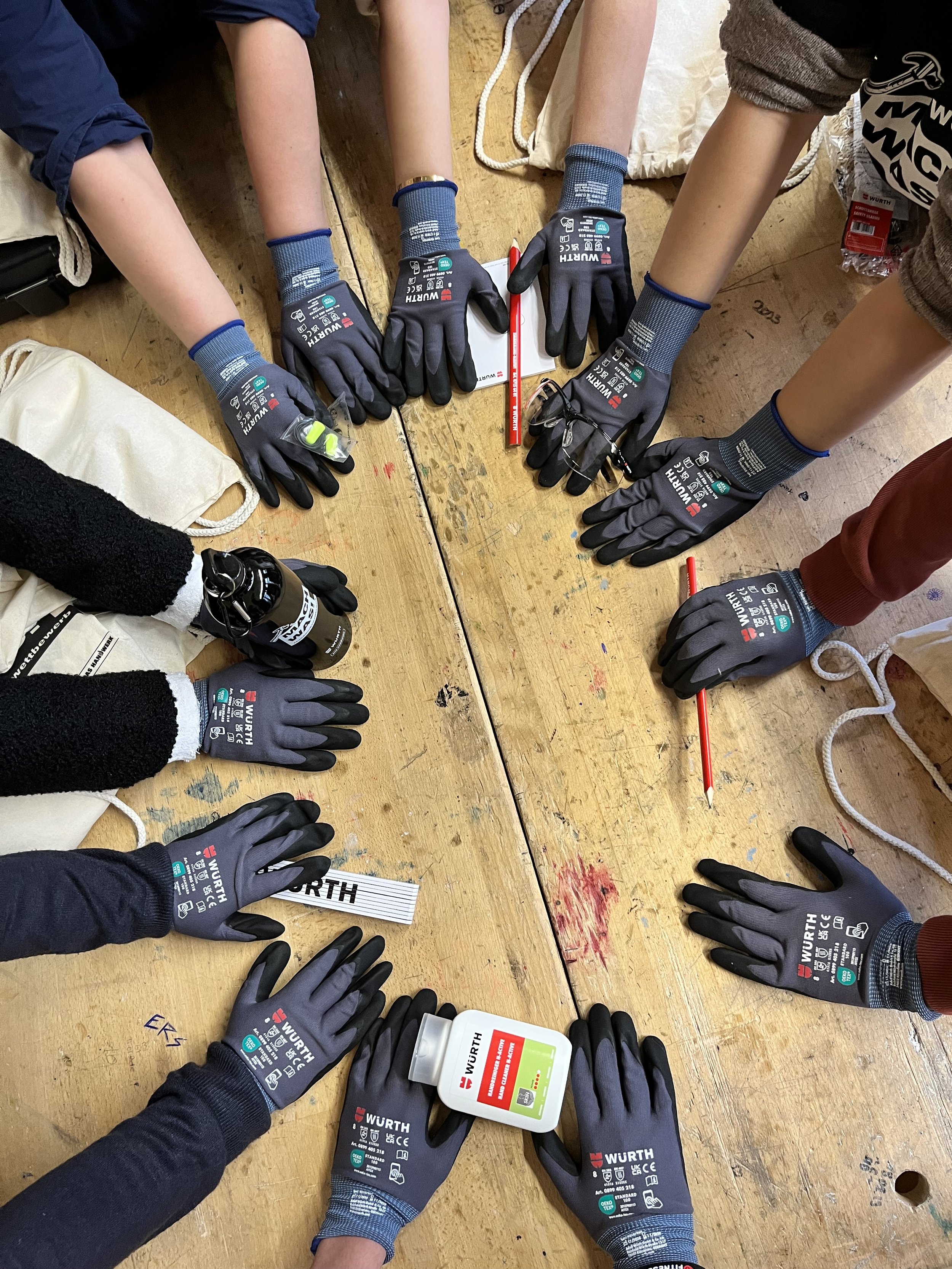 Berufsorientierung an der Overbergschule mit Firma Würth 