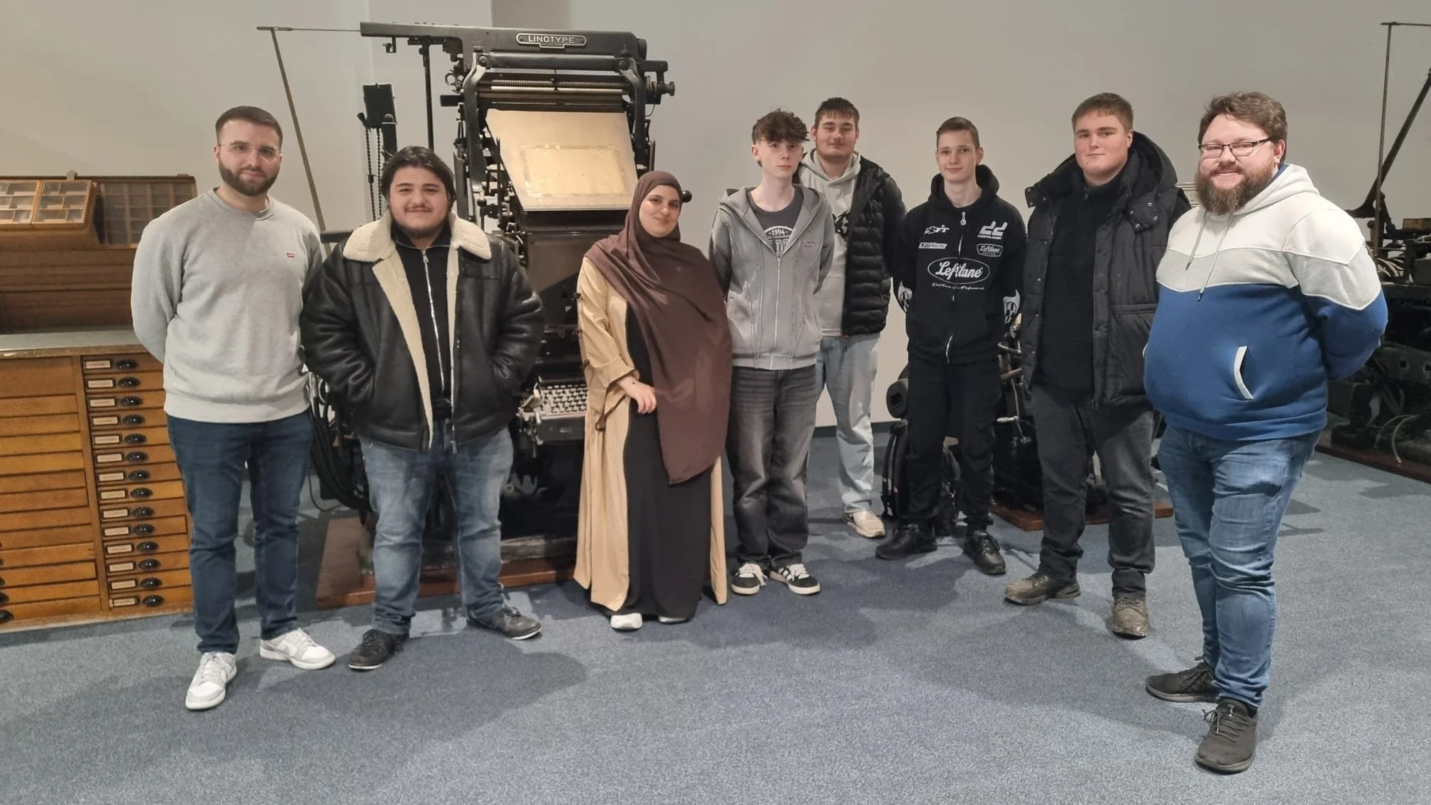 Ausflug der Medienscouts – Druckereiführung in Düsseldorf bei der Rheinischen Post