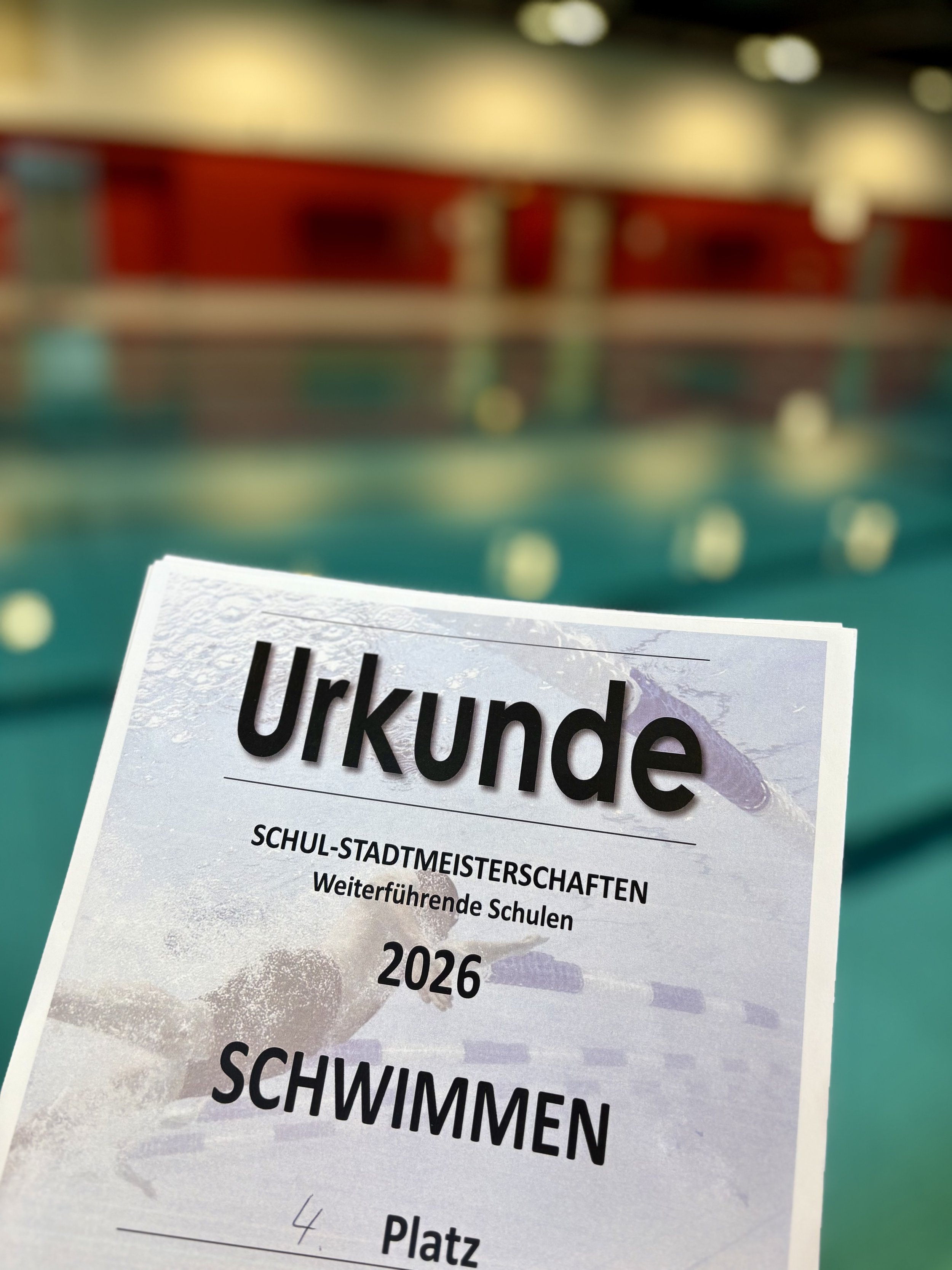 Erfolgreiche Teilnahme an den Schul-Stadtmeisterschaften im Schwimmen