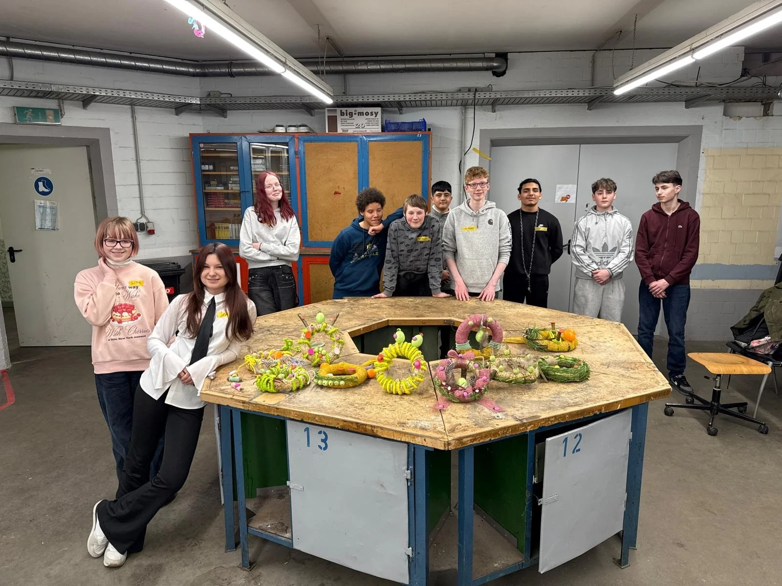 Berufsfelderkundung des 8. Jahrgangs im Kolping-Bildungswerk Hamm