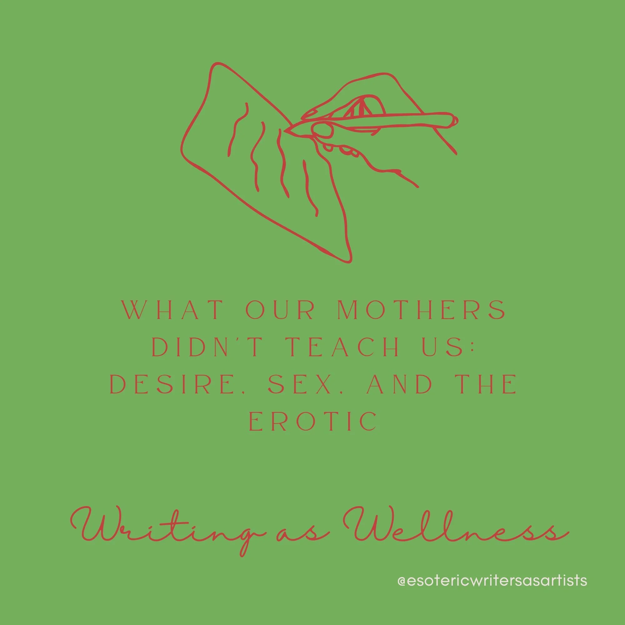 What Our Mothers Didn't Teach Us: Desire, Sex, and the Erotic