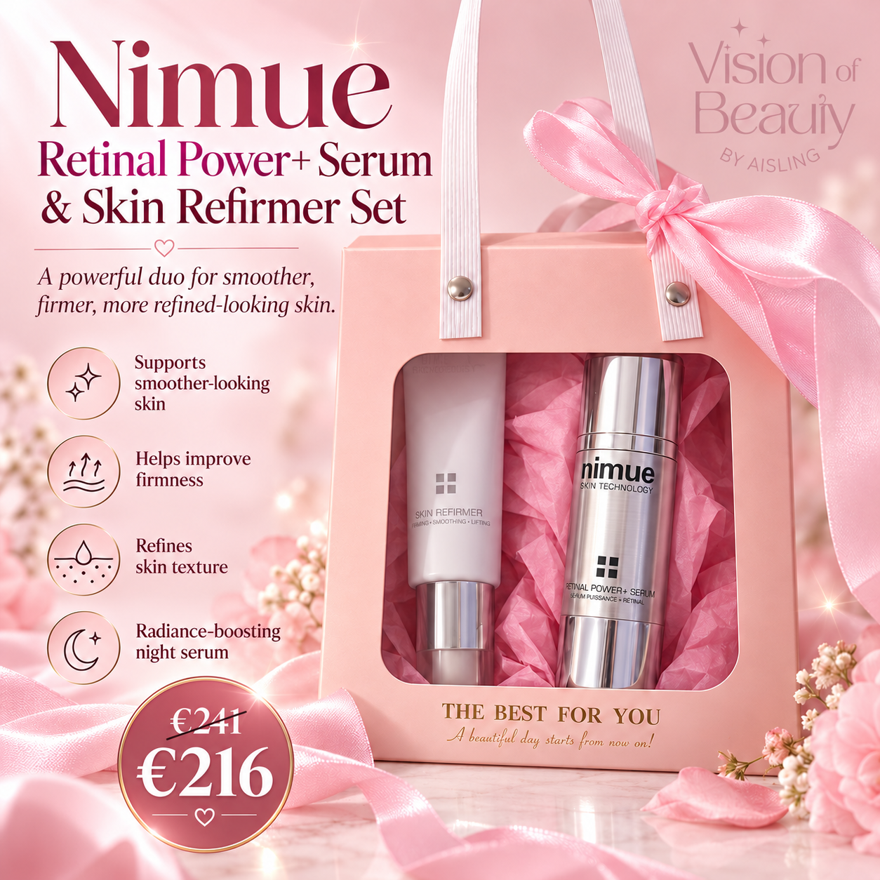 Retinal power serum & Skin Refirmer set