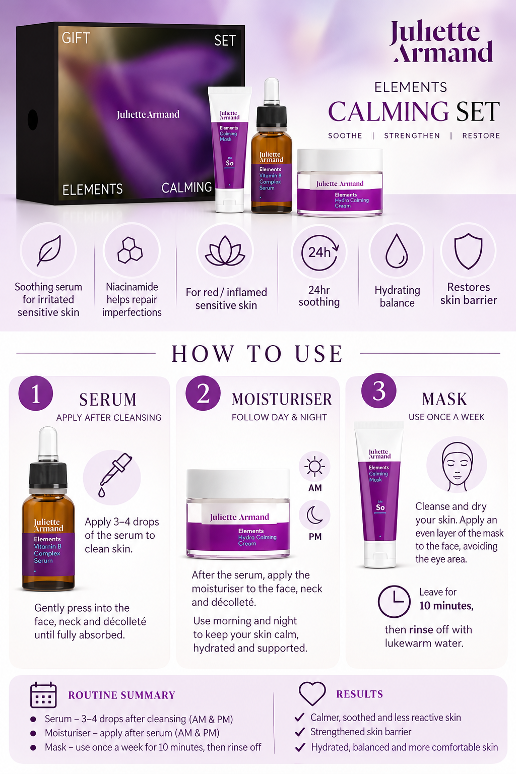 Elements Calming gift set
