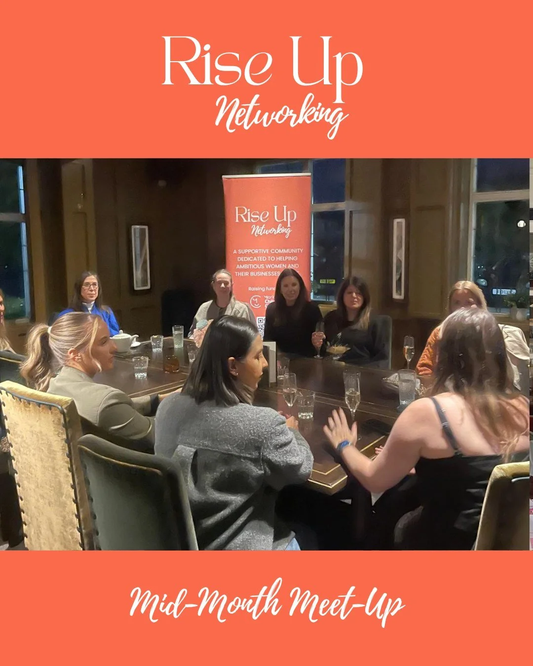 🧡 Thank you to all our members who joined us for our very first mid-month Members Meetup! 🧡 

We loved catching up over prosecco at The Deer Park, with plenty of great chats and new connections made. It was such a lovely way to get to know each oth