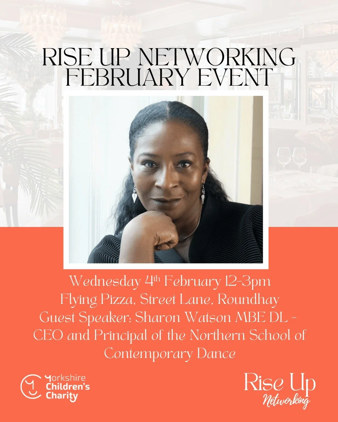 ✨ February Event Update ✨

A quick update for our Rise Up community.

Unfortunately, Abigail is no longer able to join us on 4th February due to a family bereavement. She has very kindly rescheduled and will now be speaking at our 1st April event. Ou