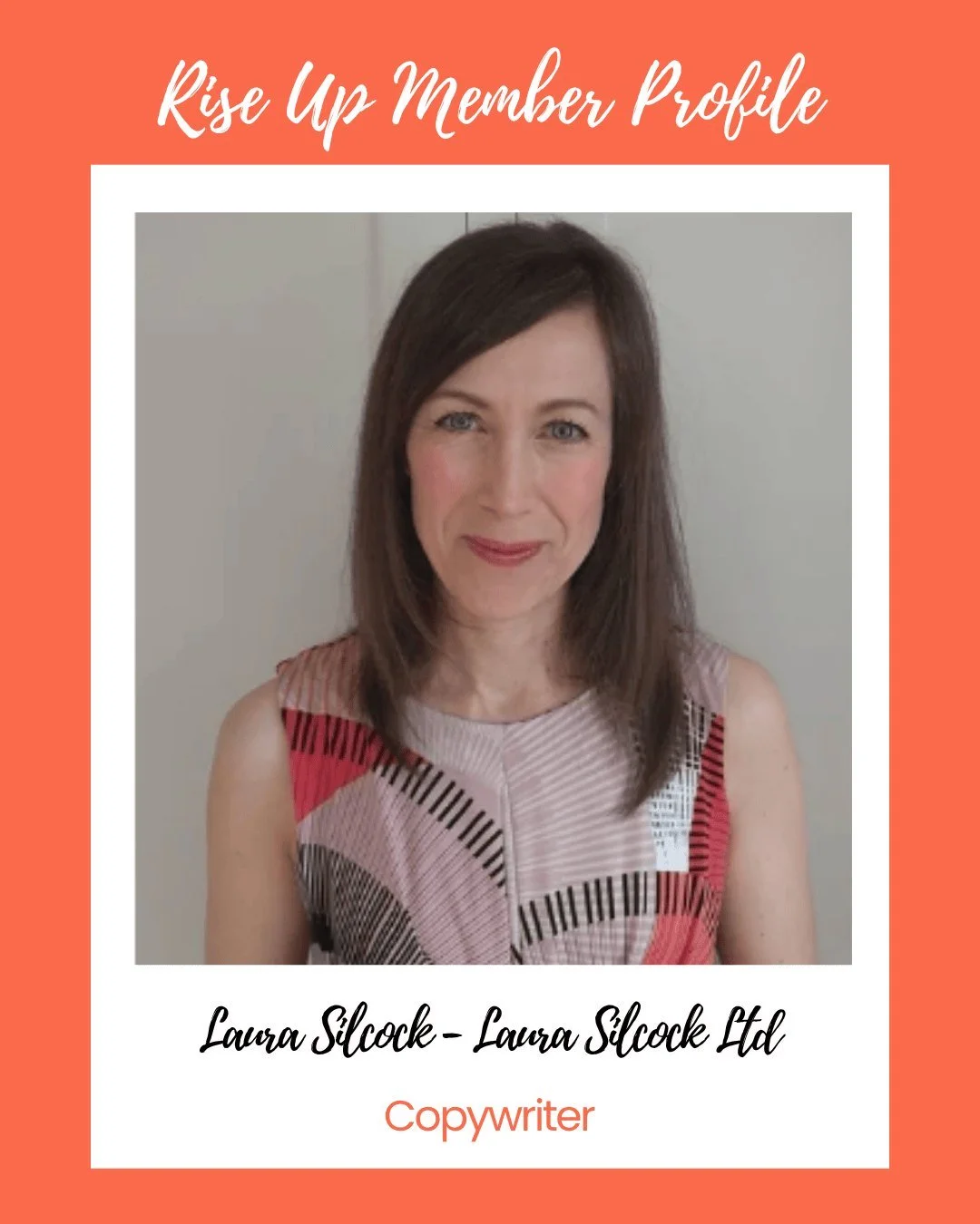 ✨ Member Highlight ✨

Meet Laura Silcock from Laura Silcock Ltd &mdash; helping businesses find their voice and tell their story ✍️

Laura works with small and medium-sized businesses to get clear on their brand personality, messaging, and tone of vo