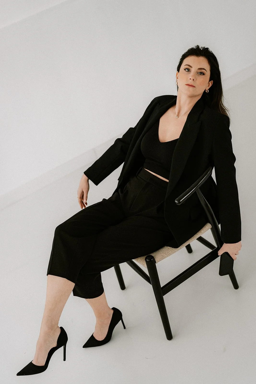 Minimal Branding Photography in Studio | Soft, Intentional Portraits